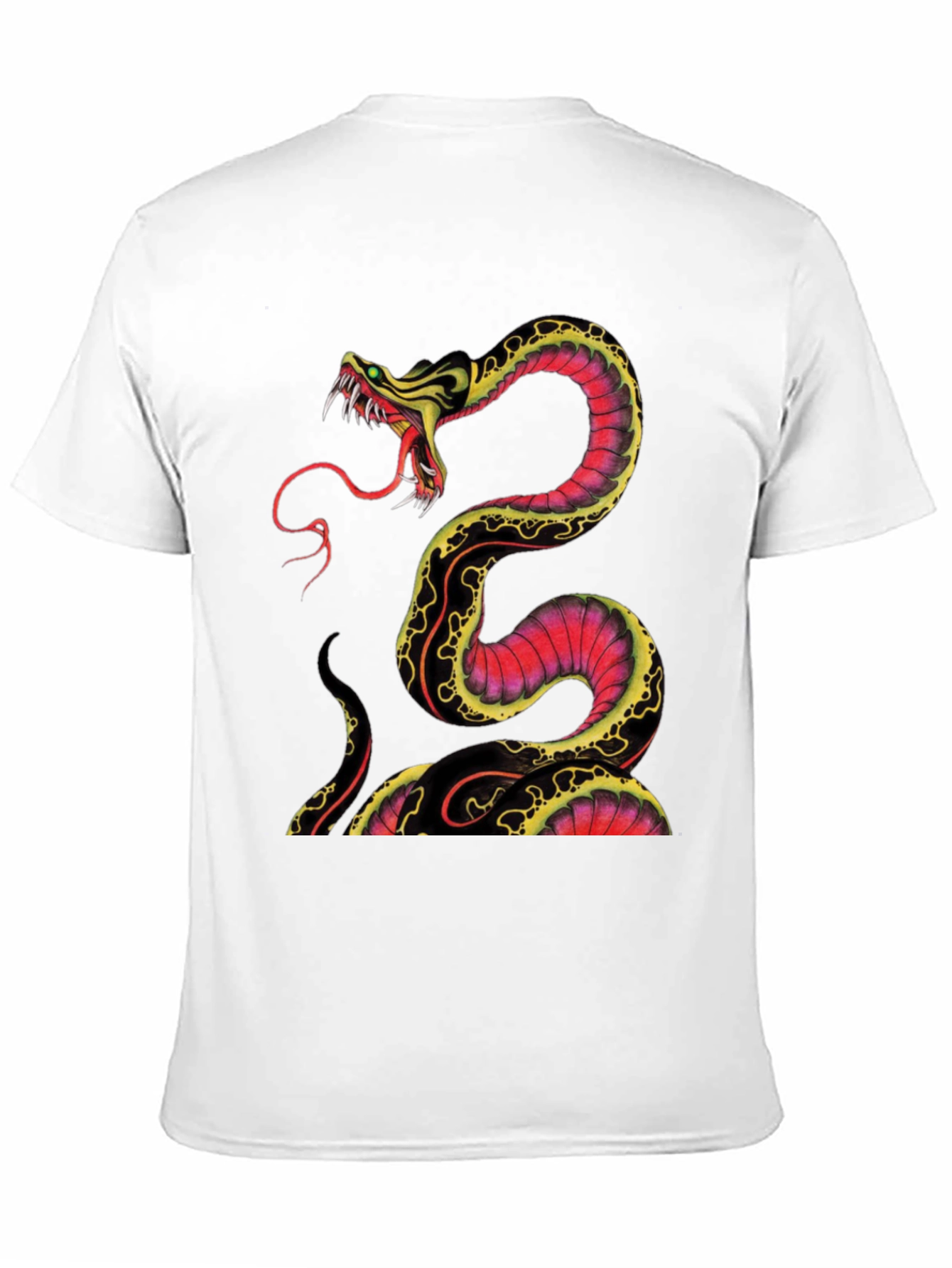 Snake Graphic Tee - Bold & Edgy Design