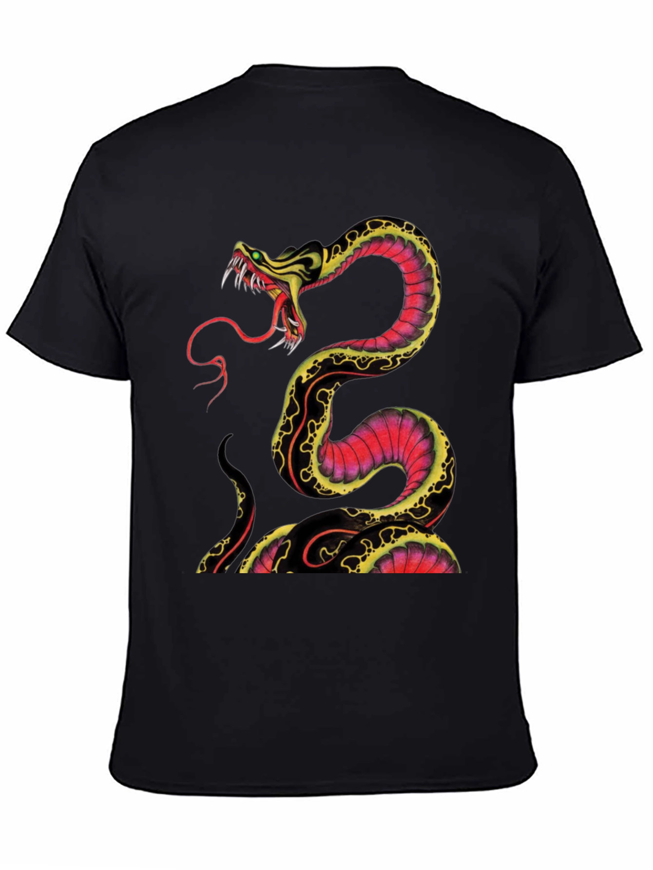 Snake Graphic Tee - Bold & Edgy Design