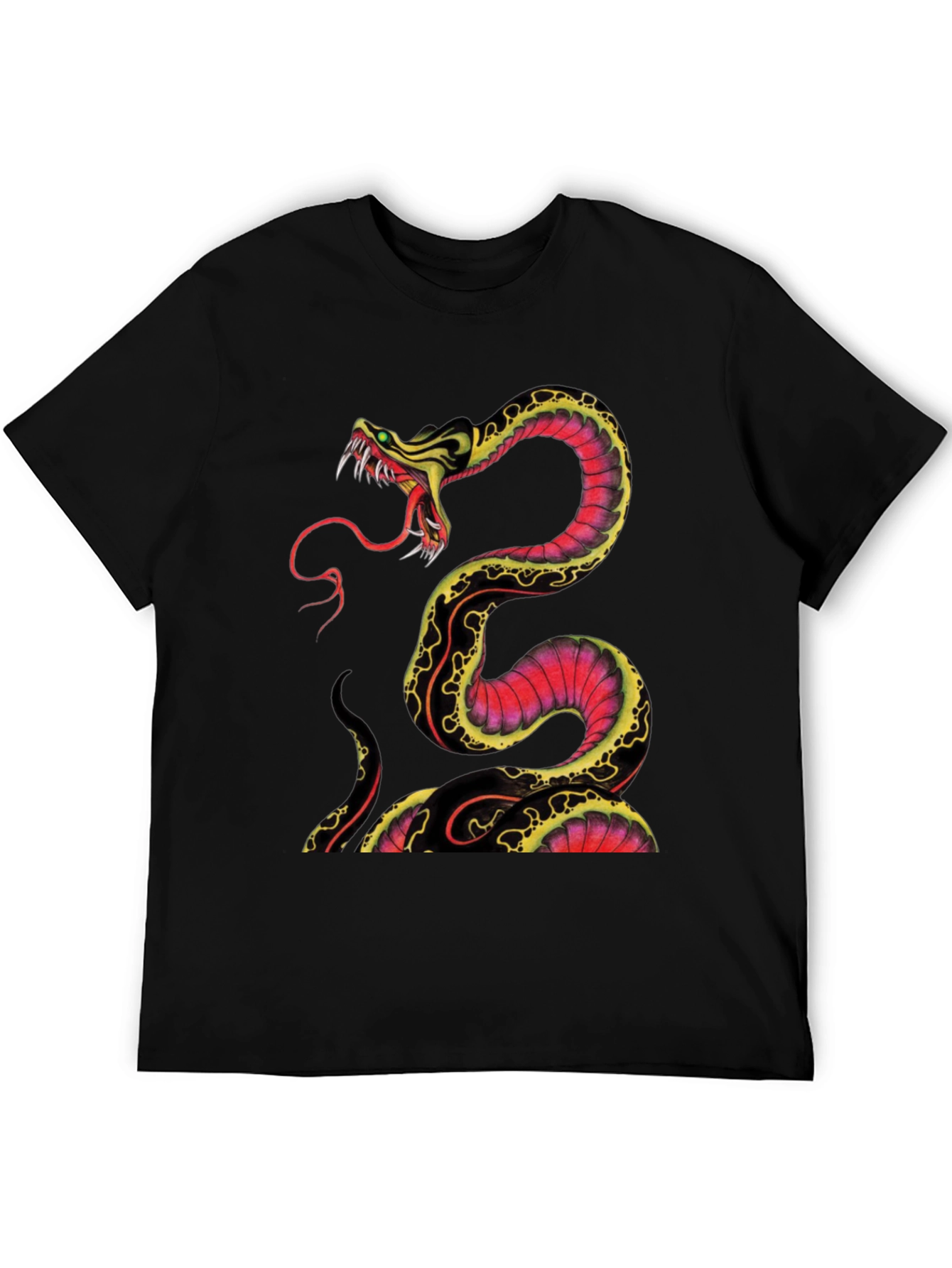 Snake Graphic Tee - Bold & Edgy Design