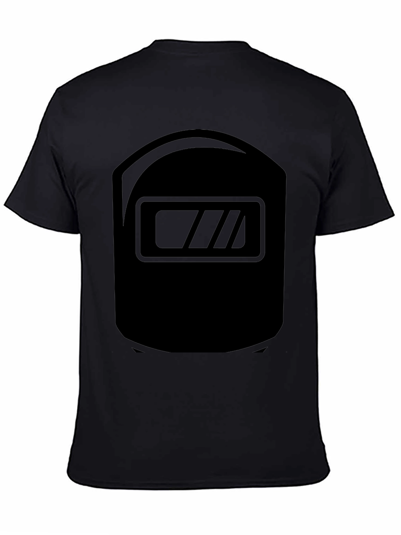 Welder Mask Graphic T-Shirt - Black