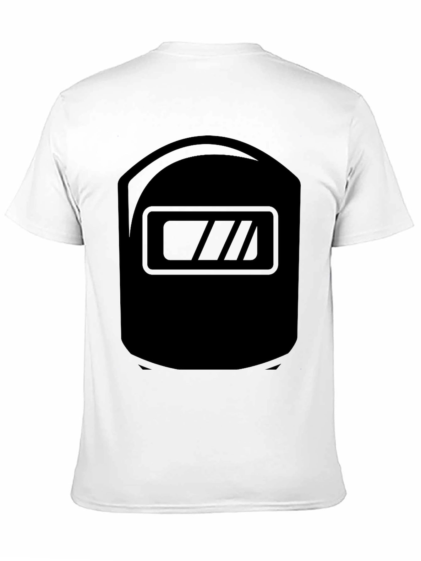 Welder Mask Graphic T-Shirt - Black