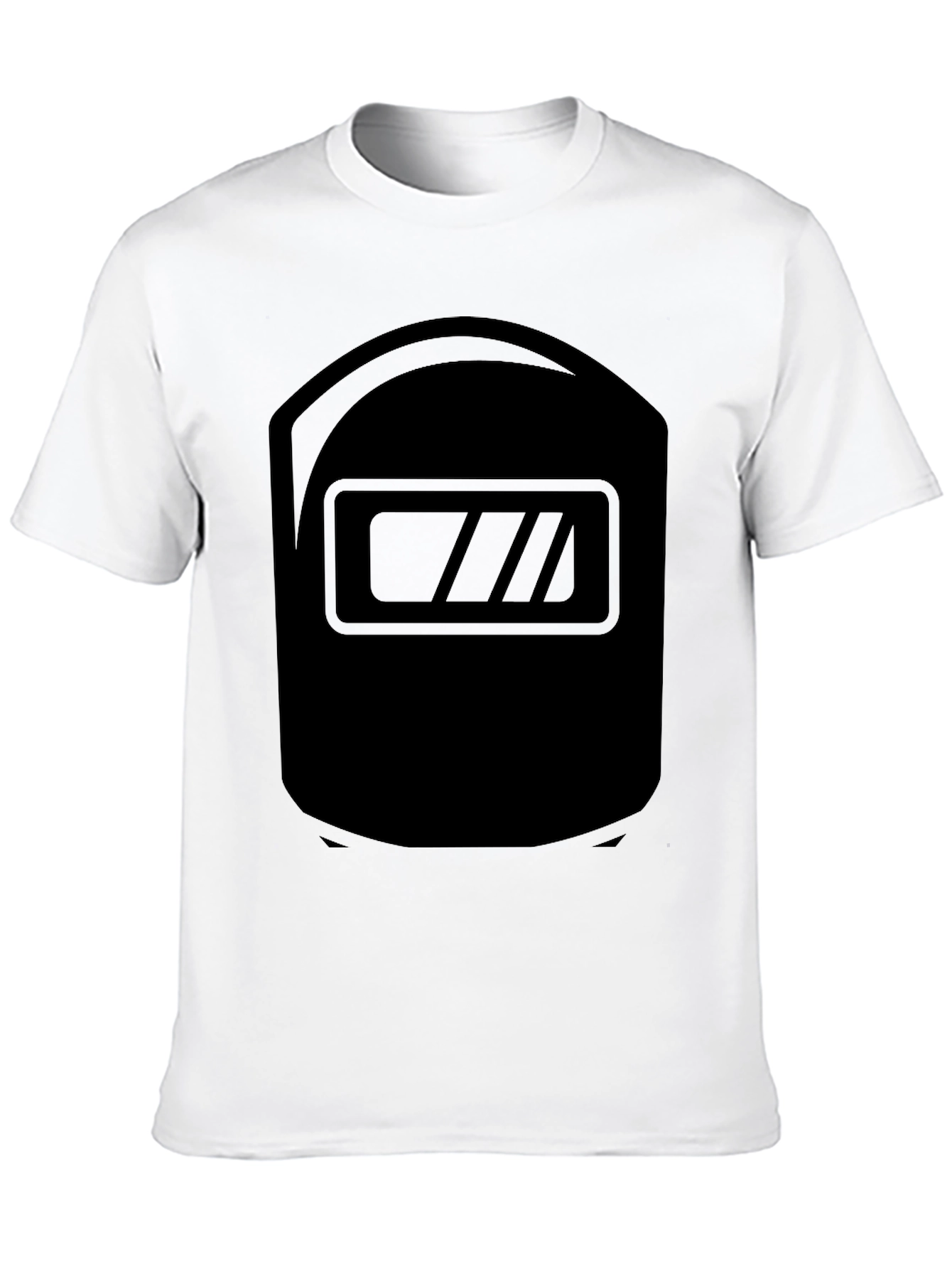 Welder Mask Graphic T-Shirt - Black