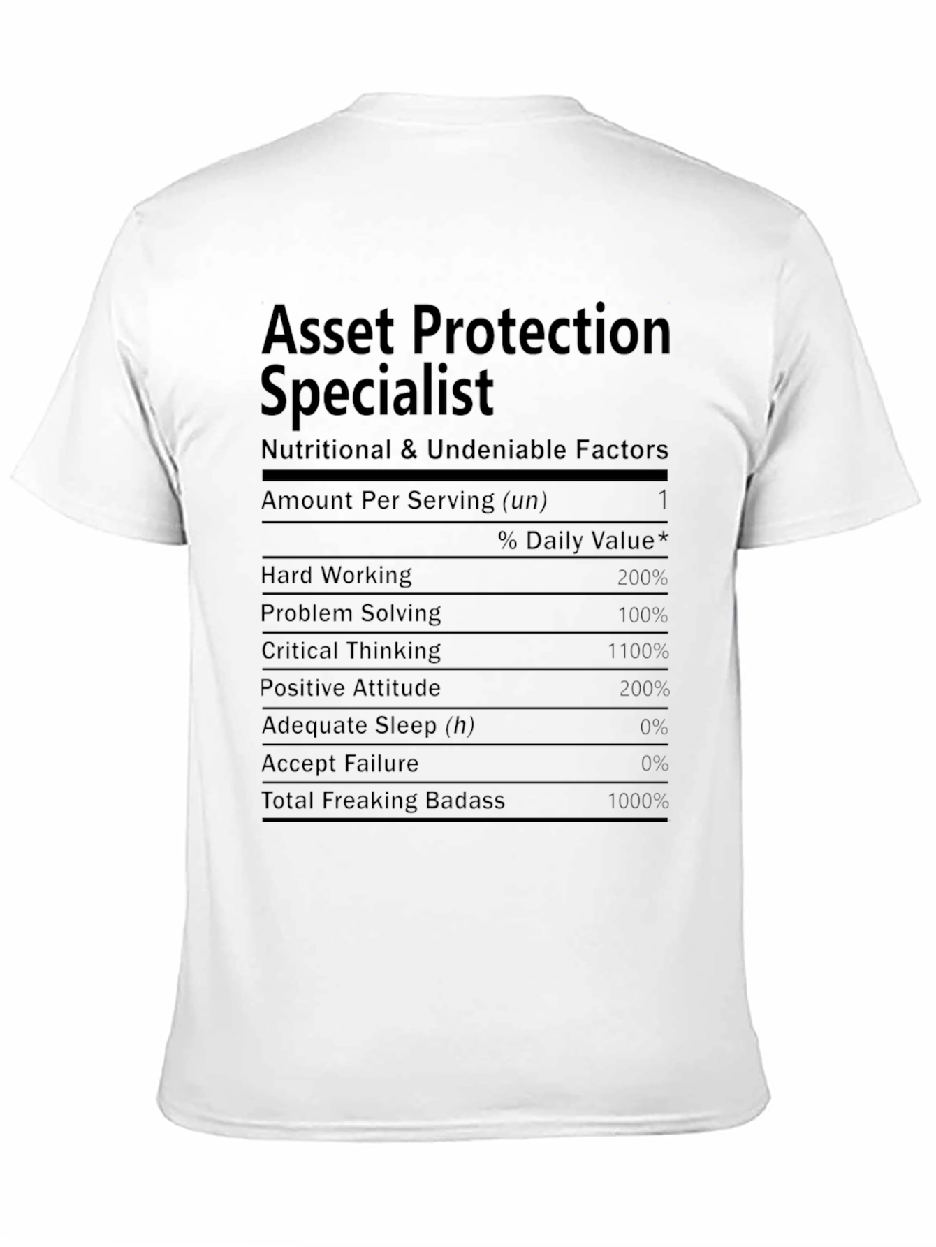 Asset Protection Specialist T-Shirt