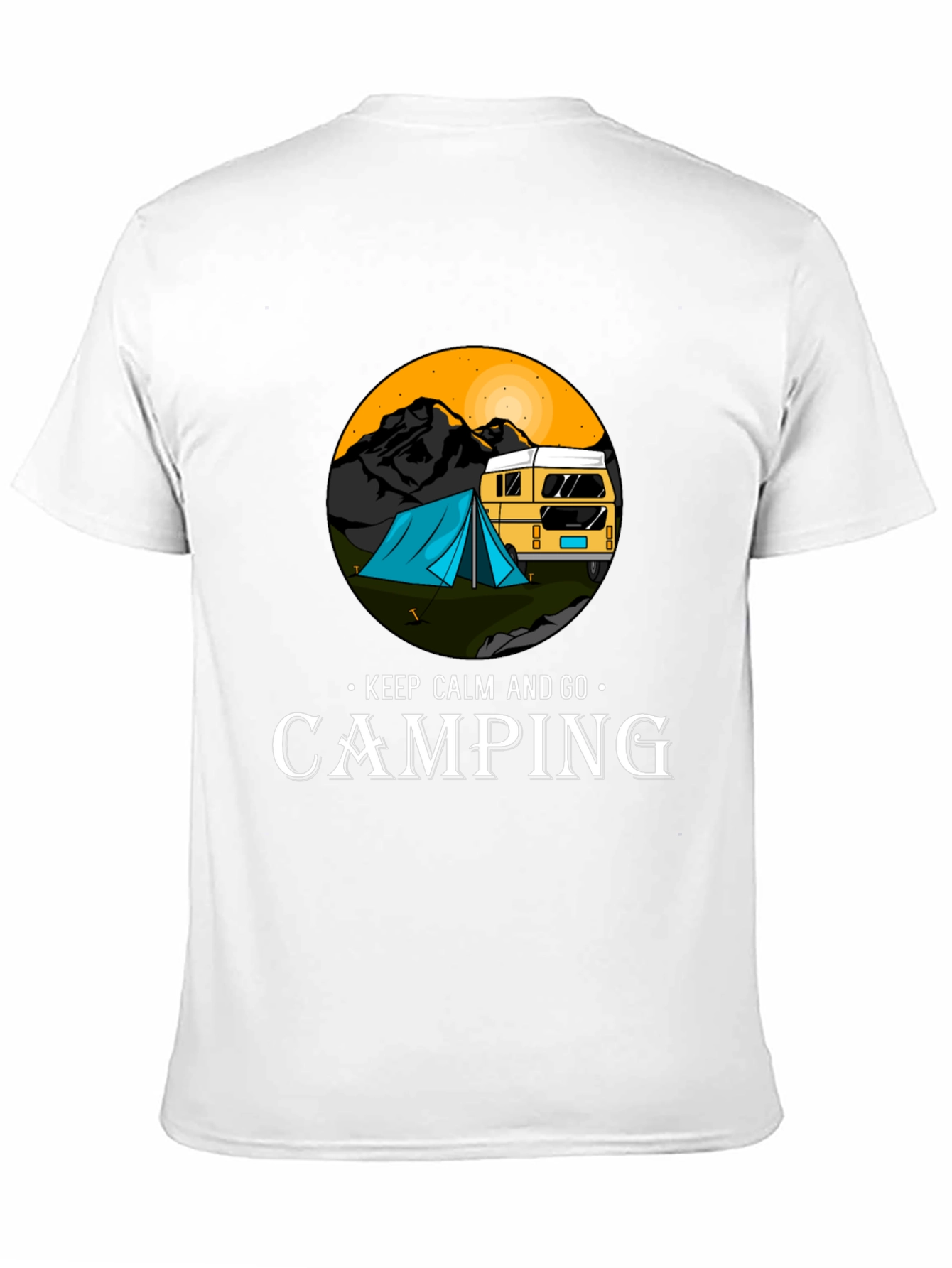Camping Adventure T-Shirt - Keep Calm and Go Camping