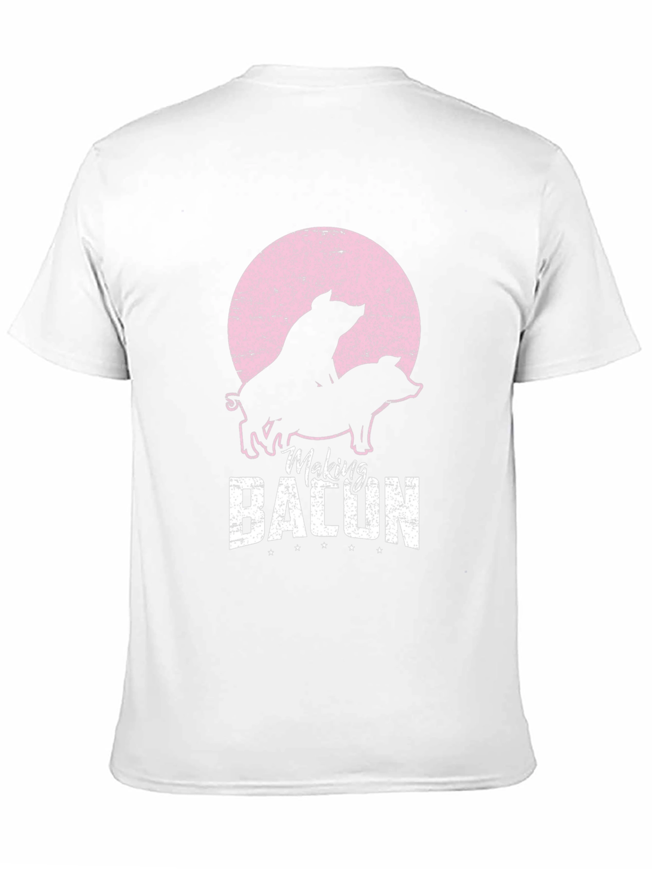 Making Bacon Funny Pig Graphic T-Shirt
