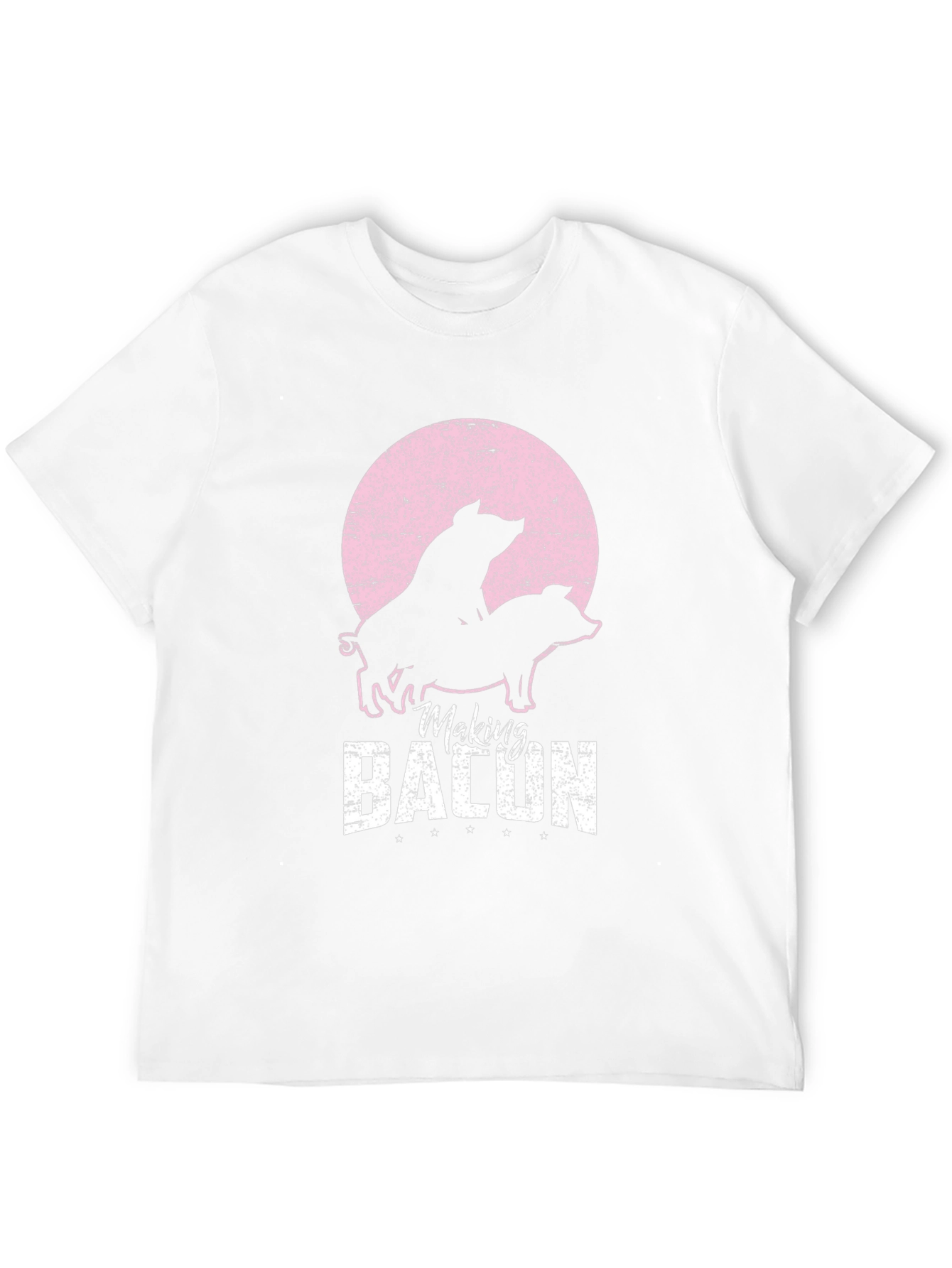 Making Bacon Funny Pig Graphic T-Shirt