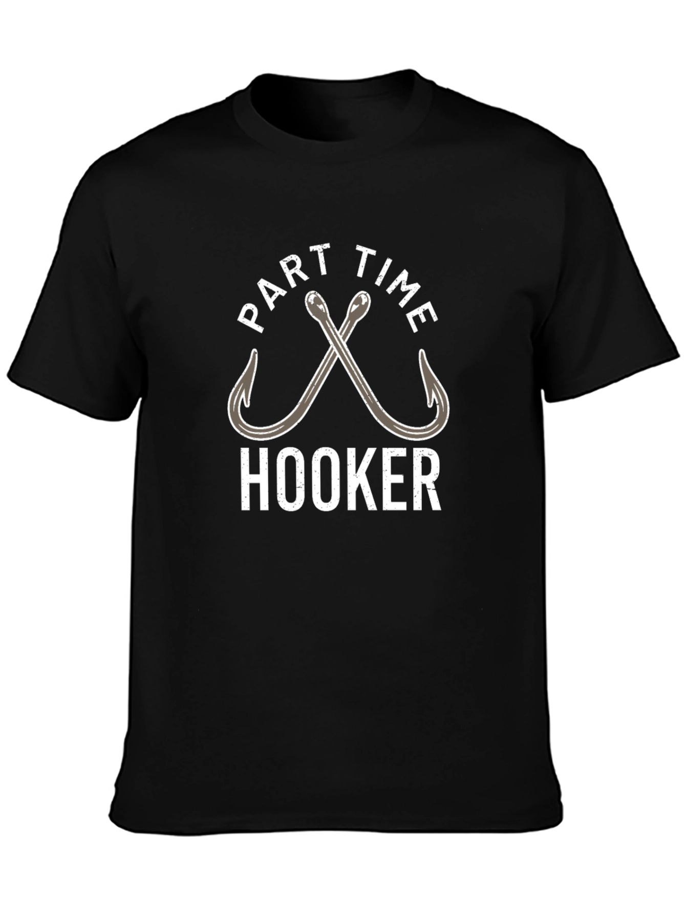 Part Time Hooker Fishing T-Shirt - Novelty Tee