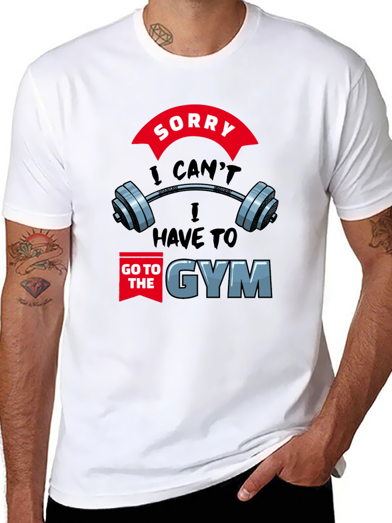 Funny Gym Workout Graphic T-Shirt