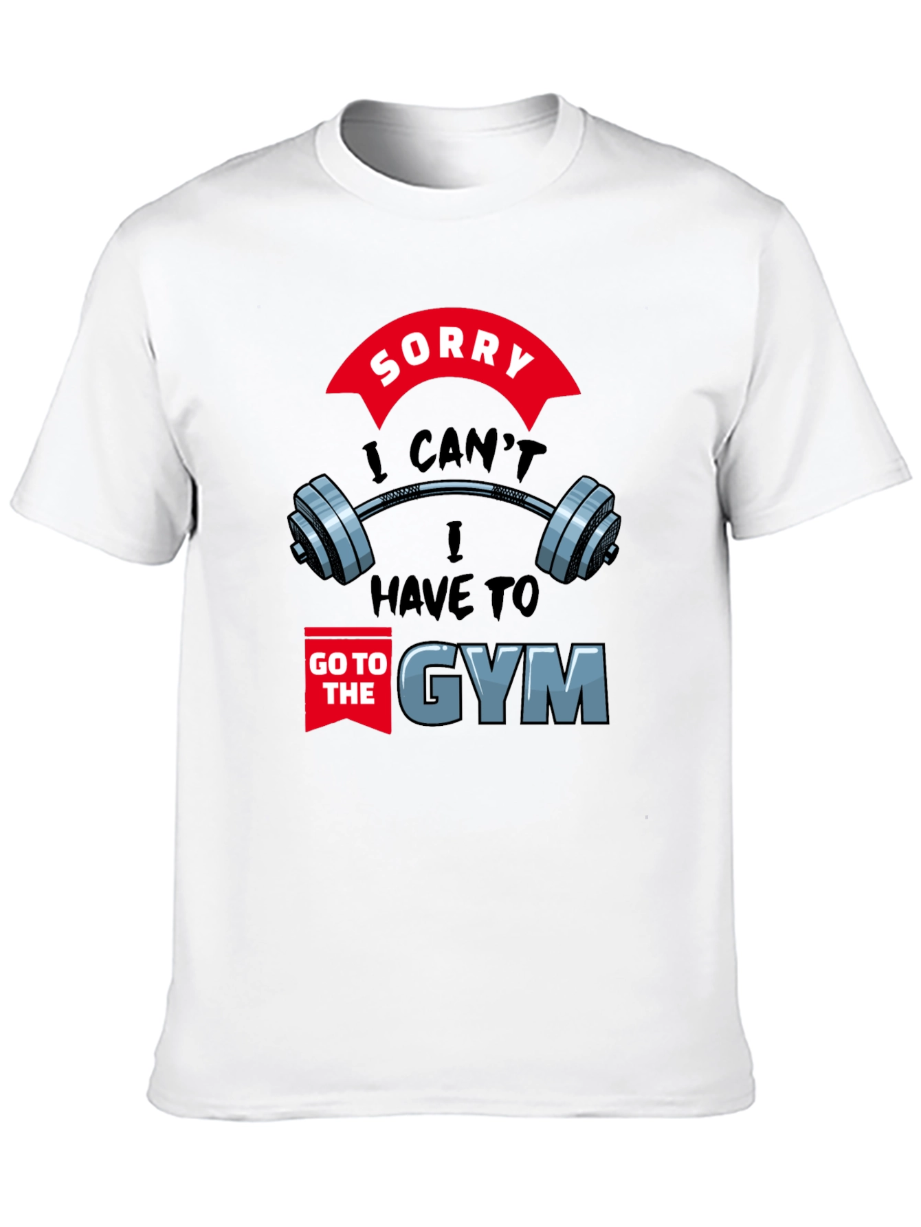 Funny Gym Workout Graphic T-Shirt