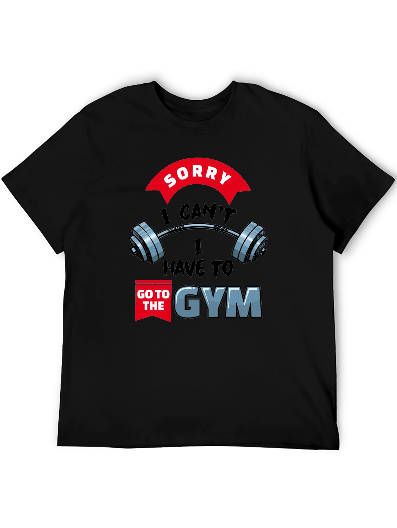 Funny Gym Workout Graphic T-Shirt