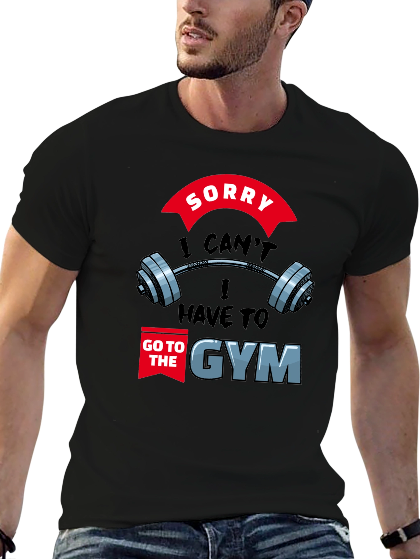 Funny Gym Workout Graphic T-Shirt