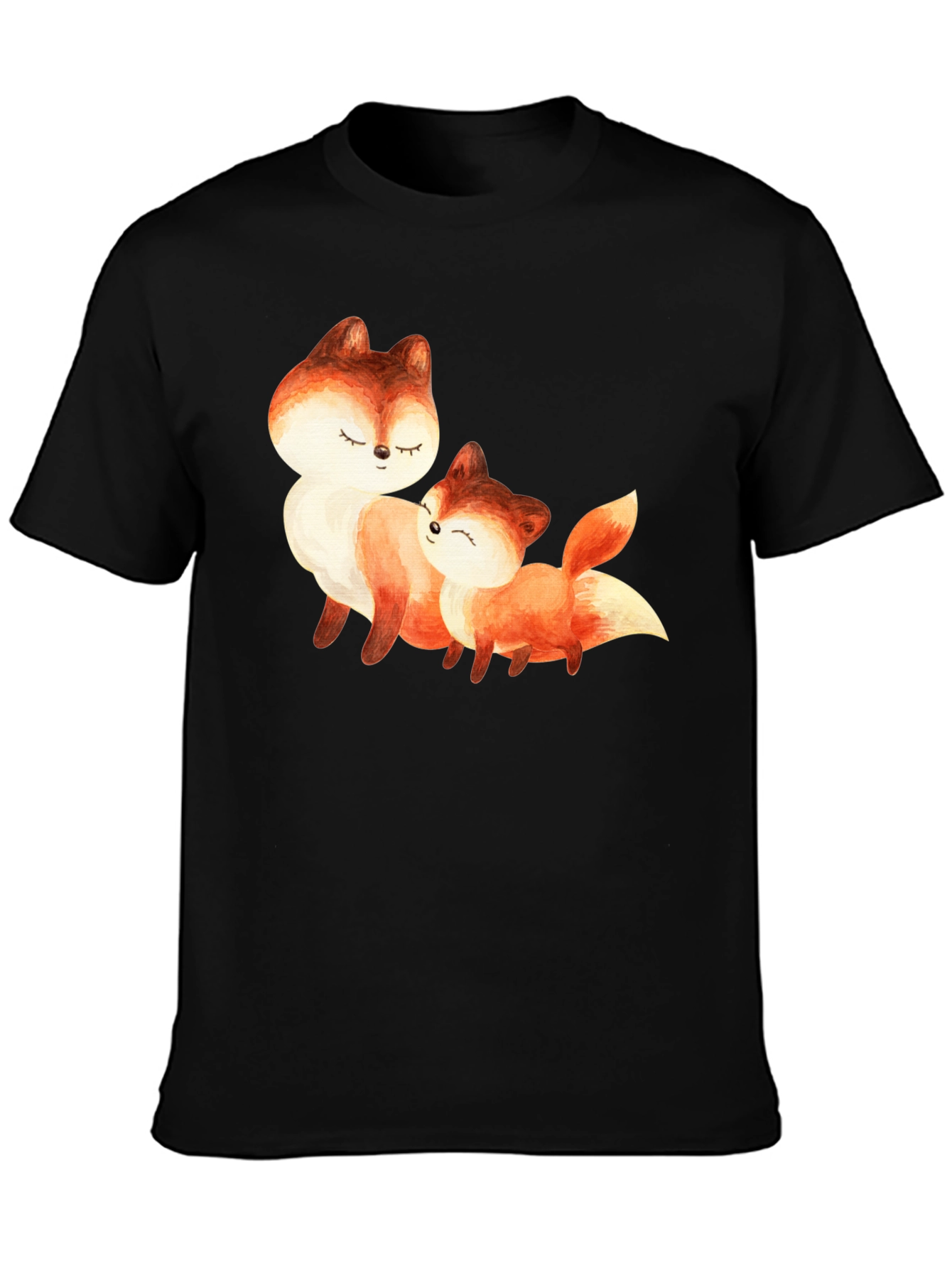 Fox Love Black T-Shirt