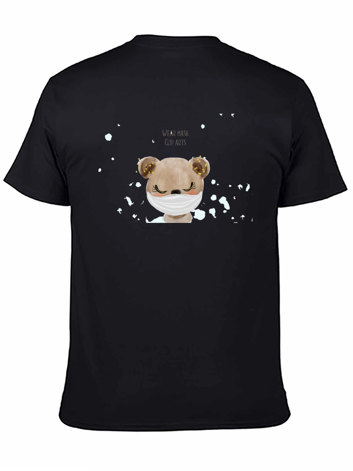Masked Bear Graphic Tee