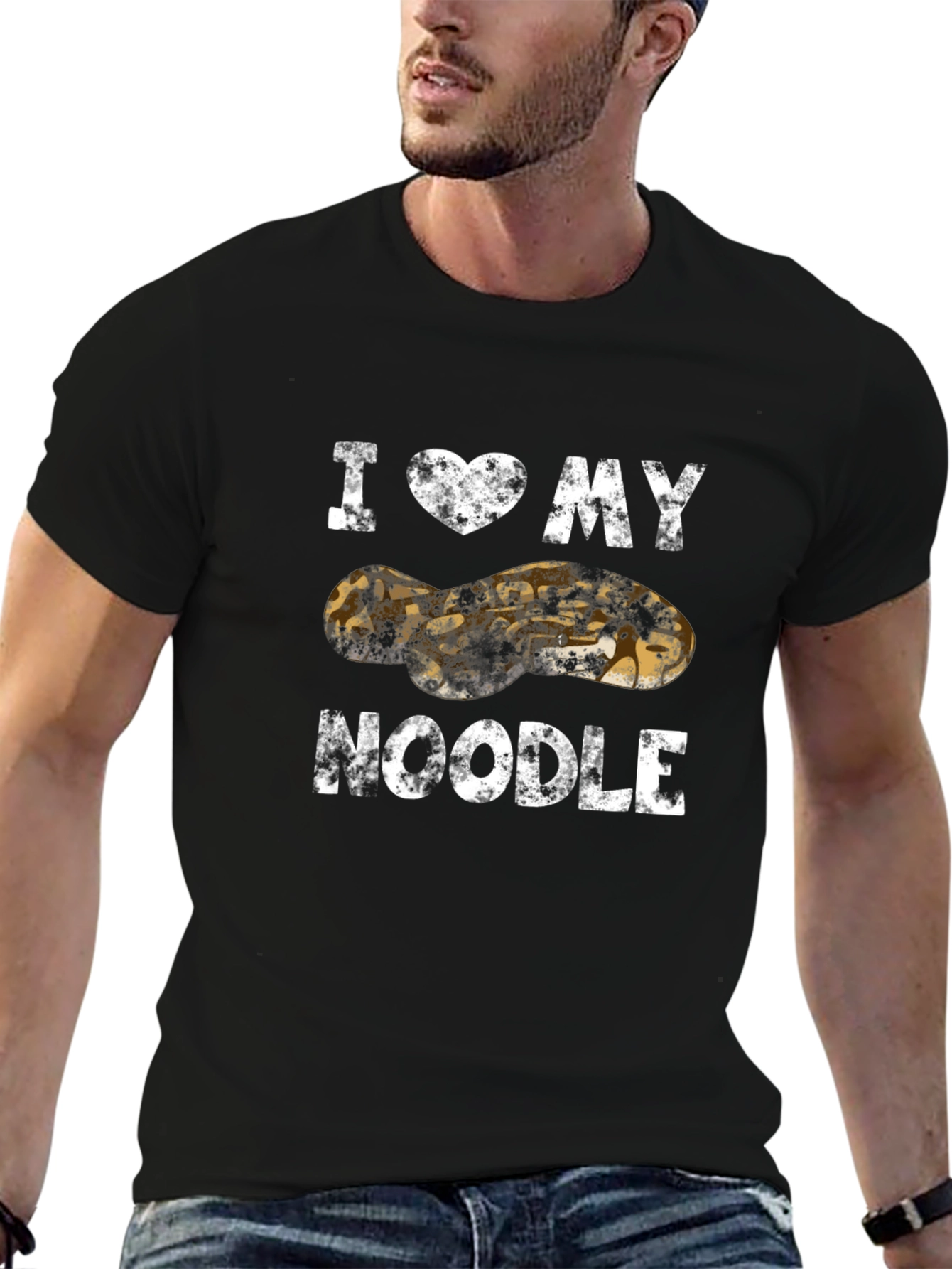 I Love My Noodle Snake T-Shirt