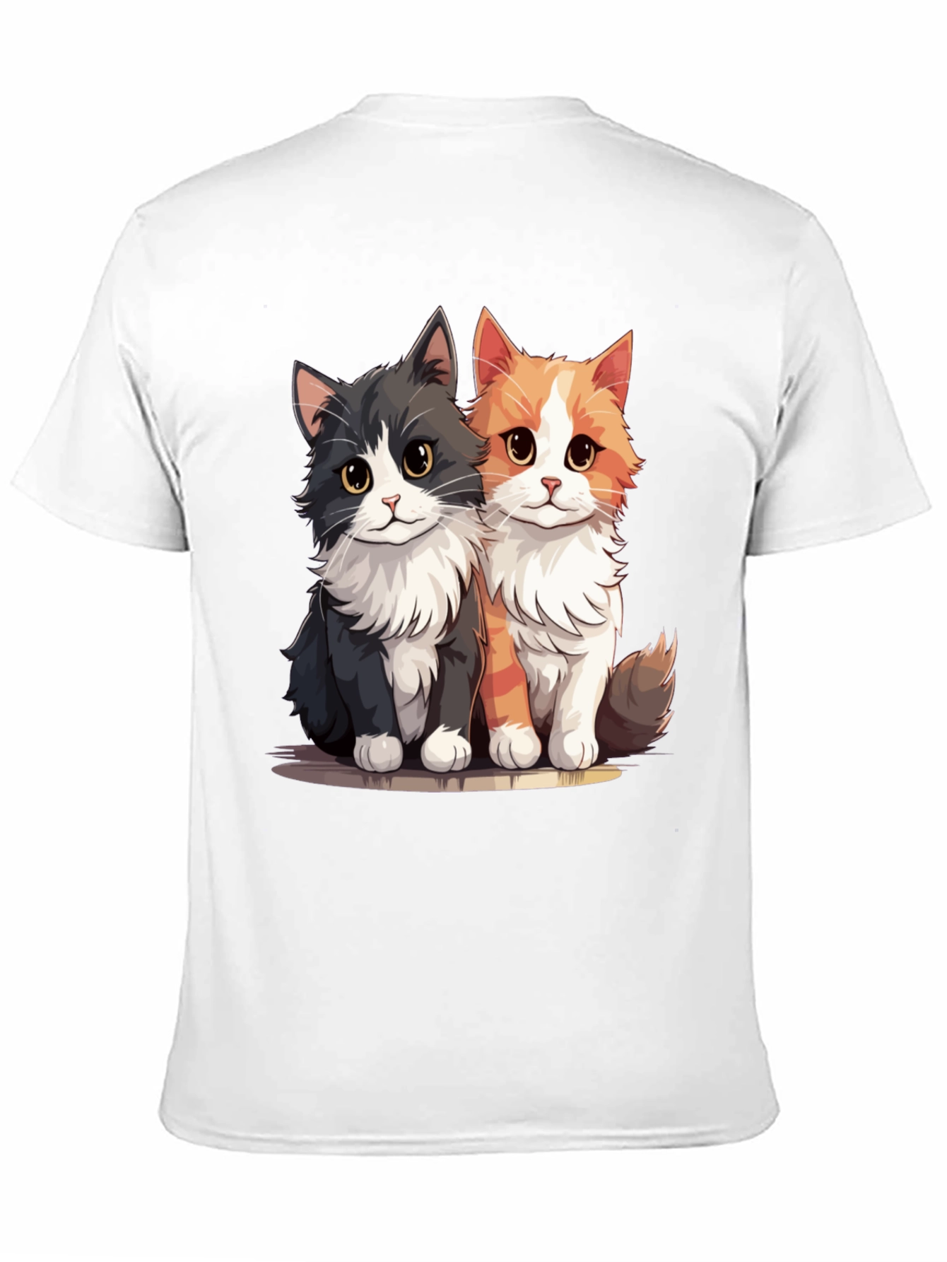 Cute Cats Black T-Shirt