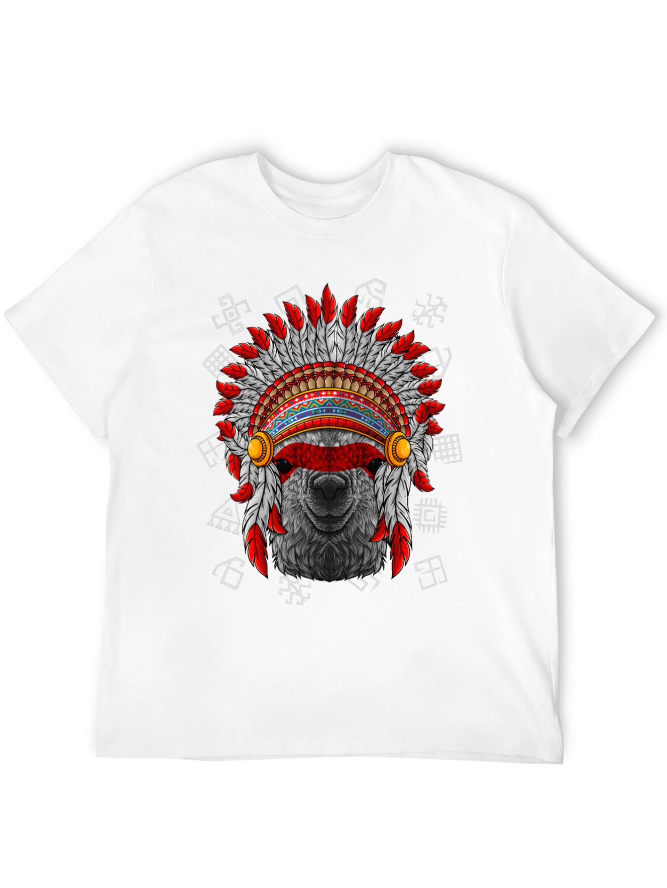 Native American Alpaca Graphic Tee
