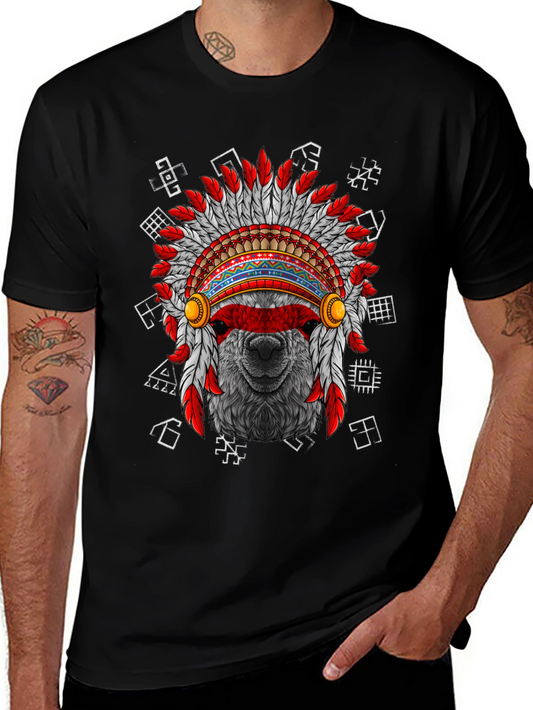 Native American Alpaca Graphic Tee