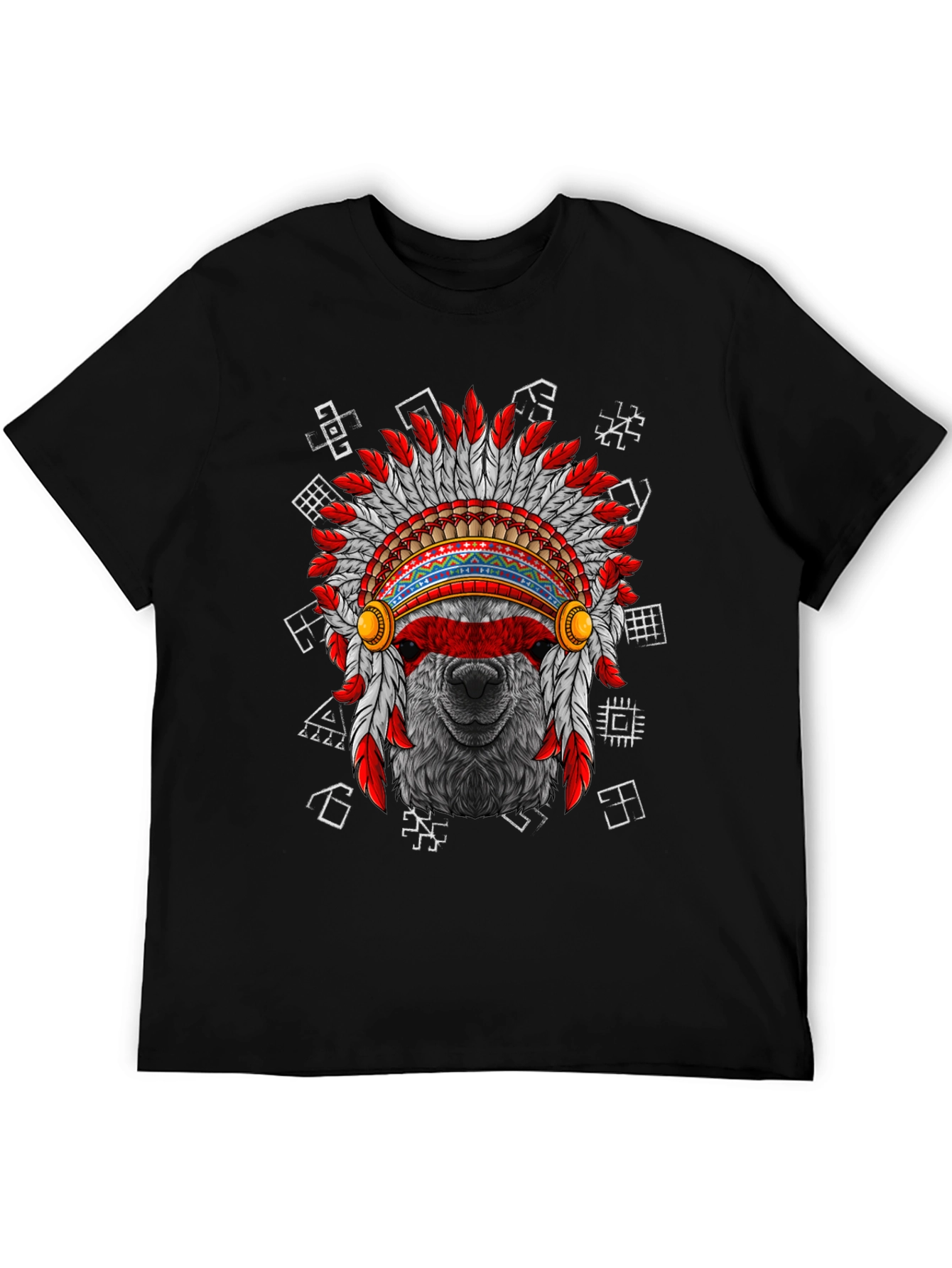 Native American Alpaca Graphic Tee