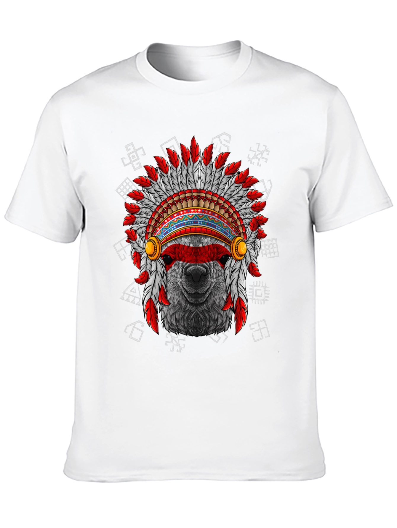 Native American Alpaca Graphic Tee