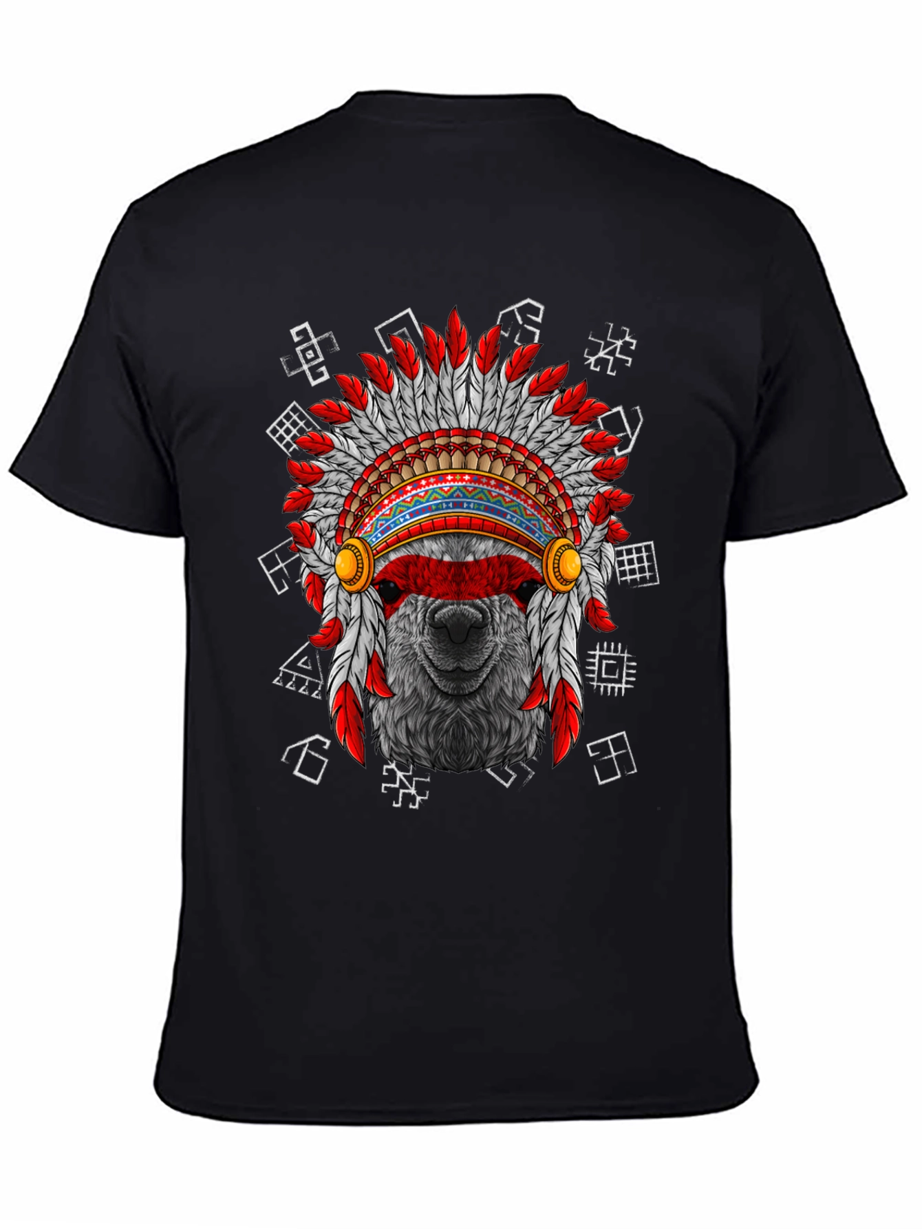 Native American Alpaca Graphic Tee
