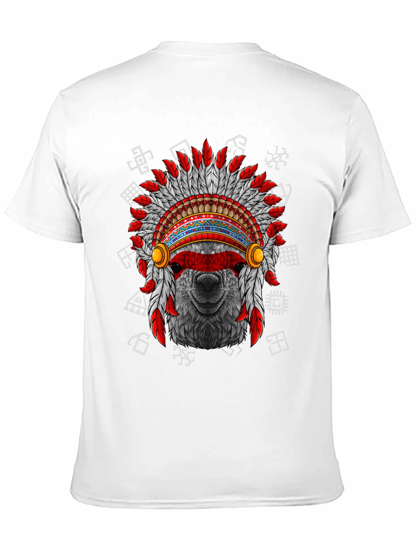 Native American Alpaca Graphic Tee