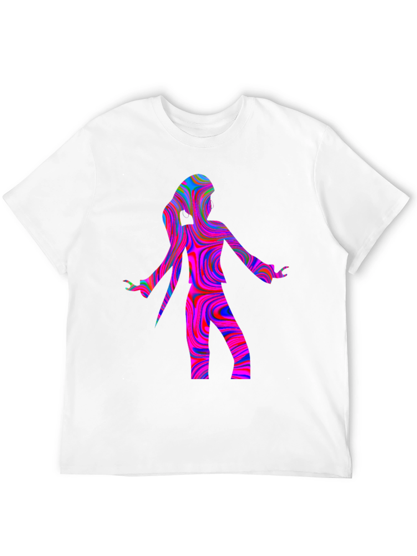Psychedelic Swirl Dancer Graphic Tee