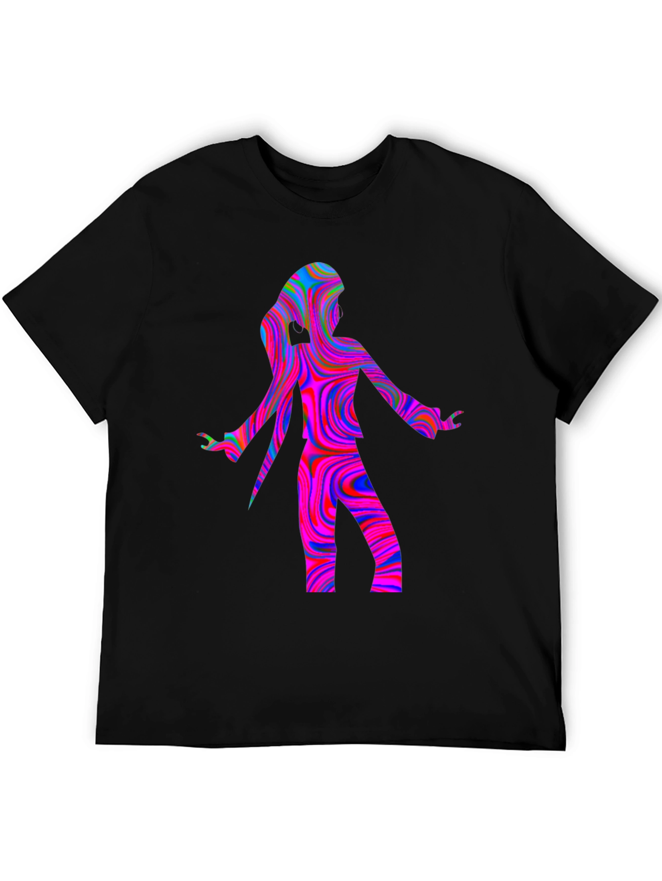 Psychedelic Swirl Dancer Graphic Tee