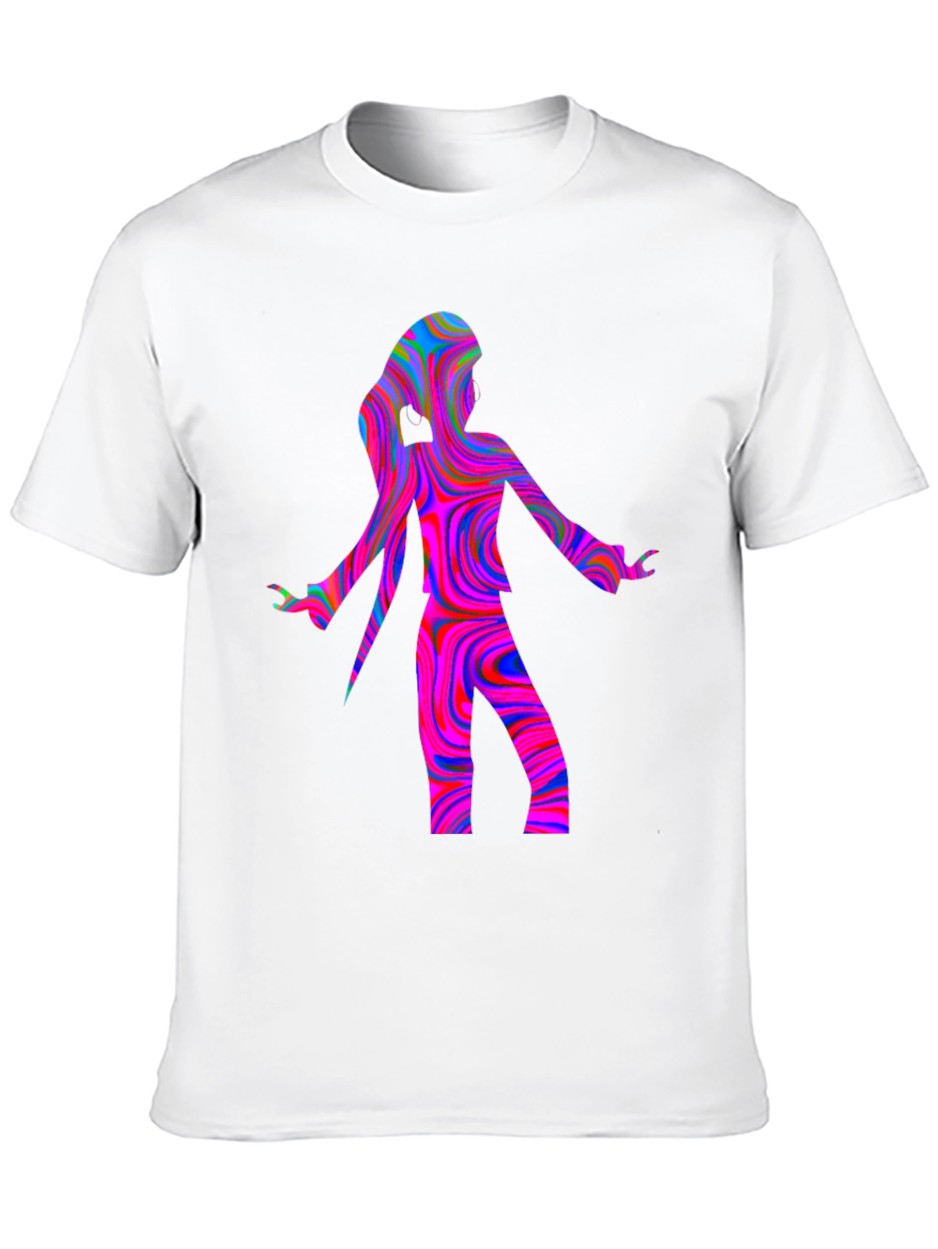 Psychedelic Swirl Dancer Graphic Tee