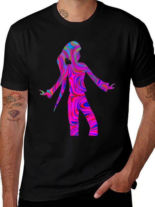Psychedelic Swirl Dancer Graphic Tee