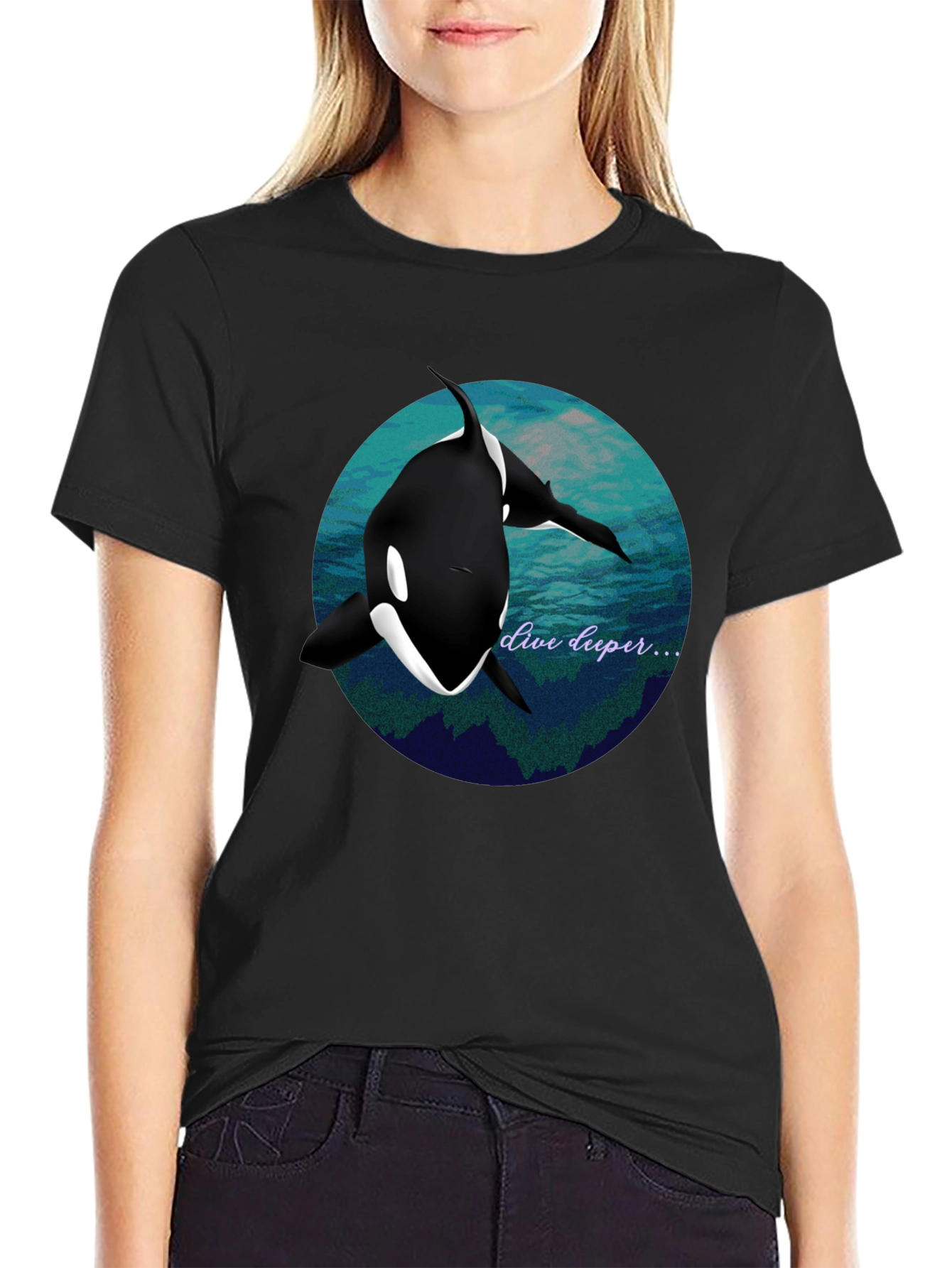 Orca Graphic Tee - Dive Deeper T-Shirt