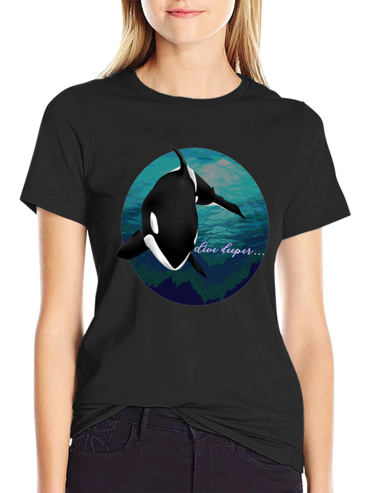 Orca Graphic Tee - Dive Deeper T-Shirt