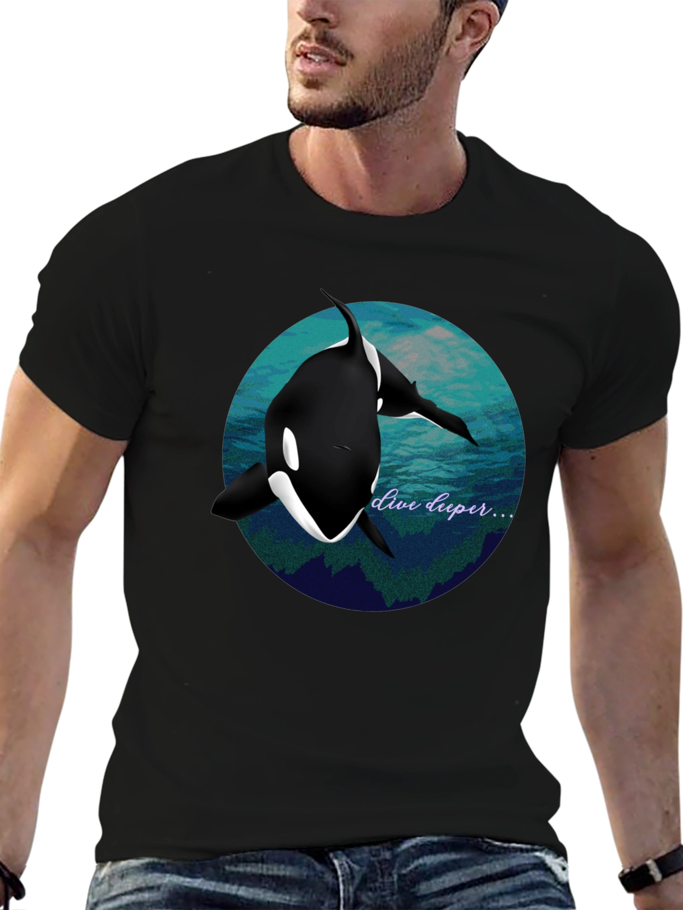 Orca Graphic Tee - Dive Deeper T-Shirt