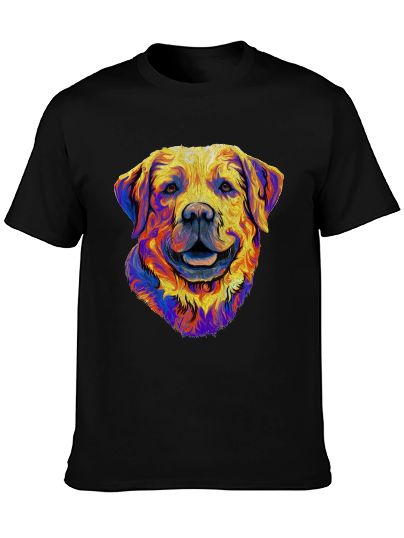 Dog Portrait Graphic T-Shirt