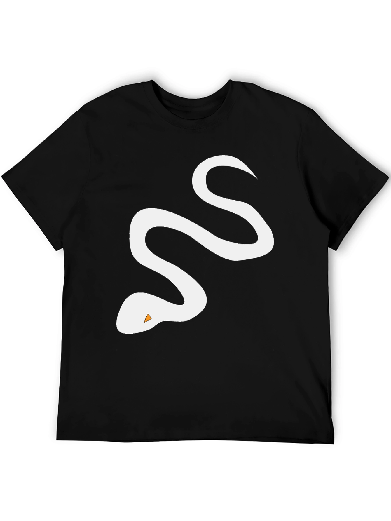 Black Snake Graphic Tee - Cool & Casual