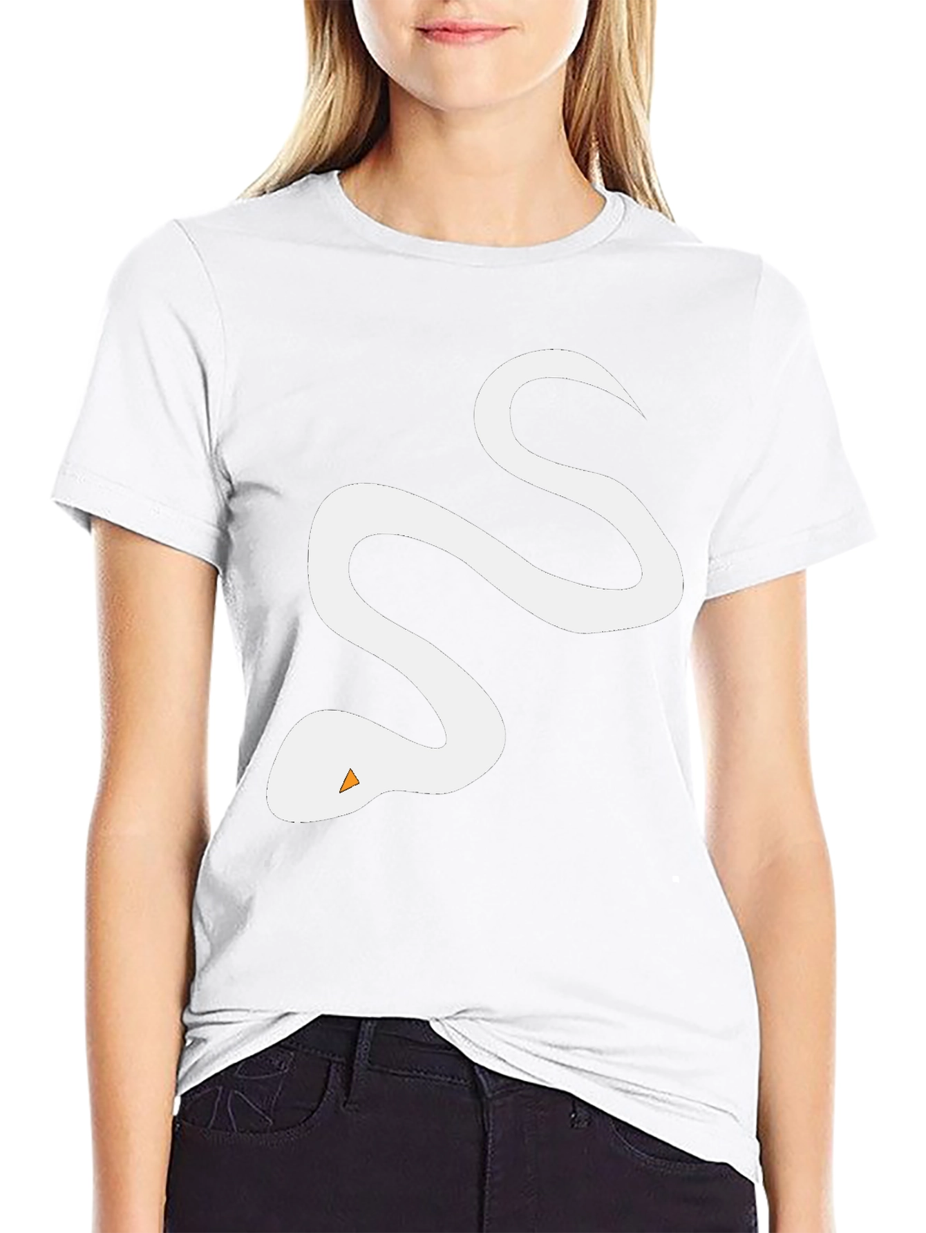 Black Snake Graphic Tee - Cool & Casual