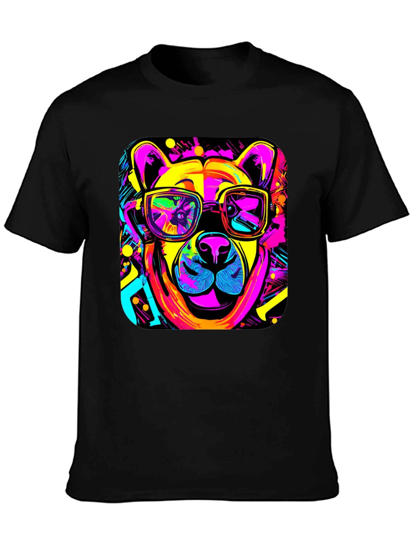 Cool Neon Bear T-Shirt
