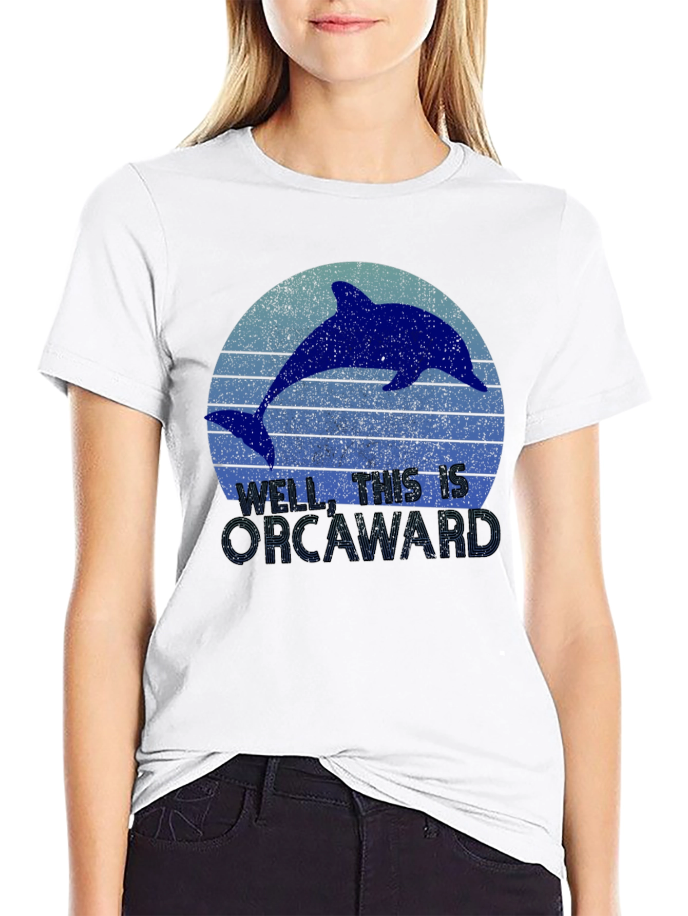 Orcaward Dolphin Graphic Tee - Black