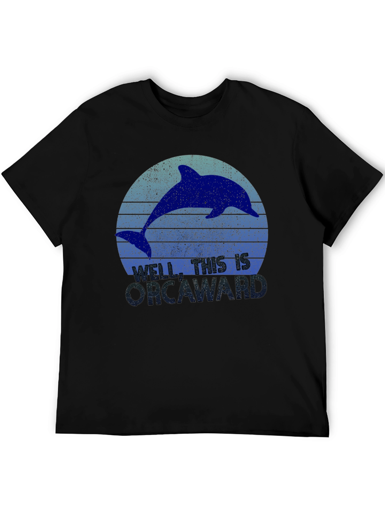 Orcaward Dolphin Graphic Tee - Black