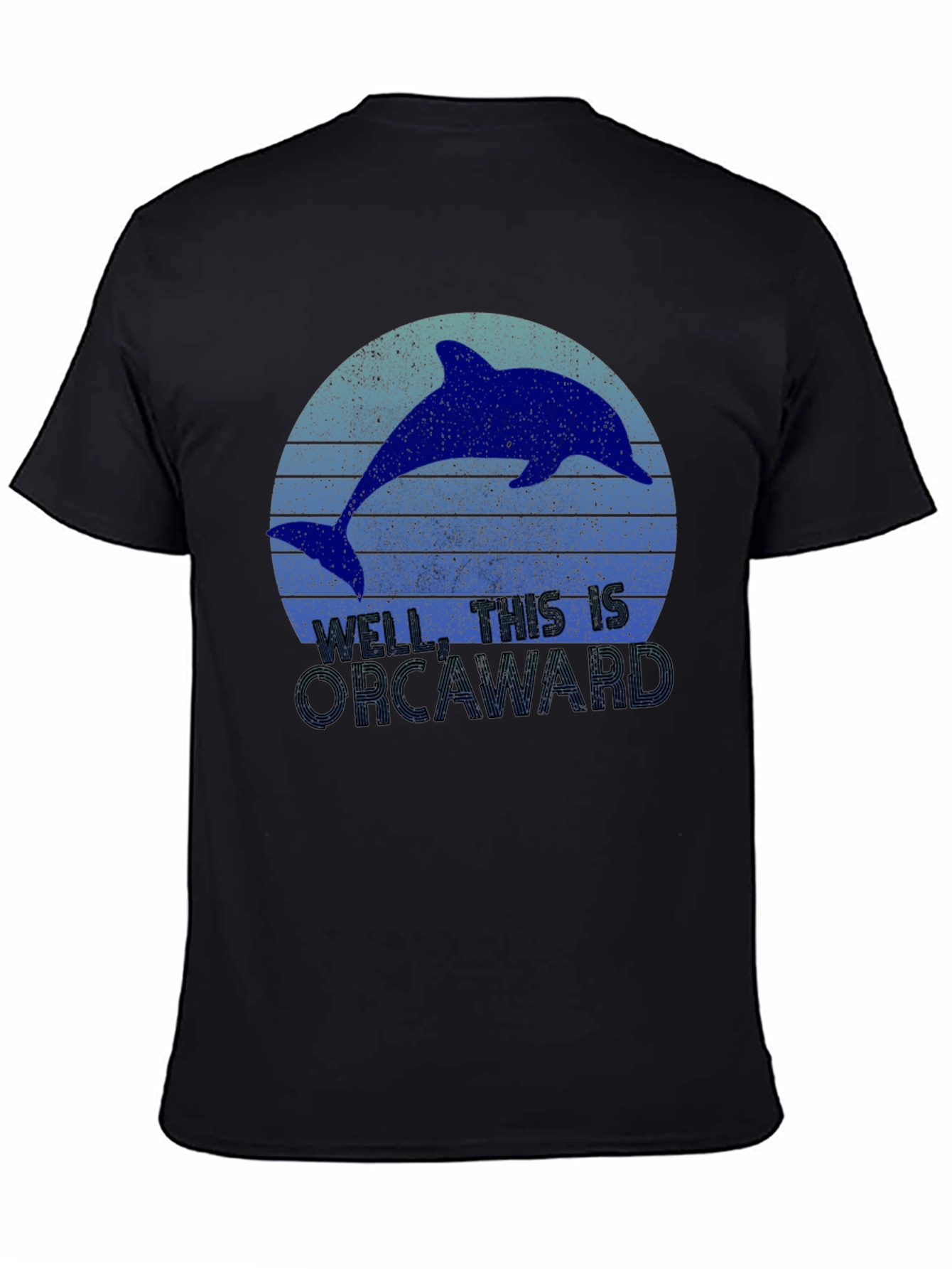 Orcaward Dolphin Graphic Tee - Black
