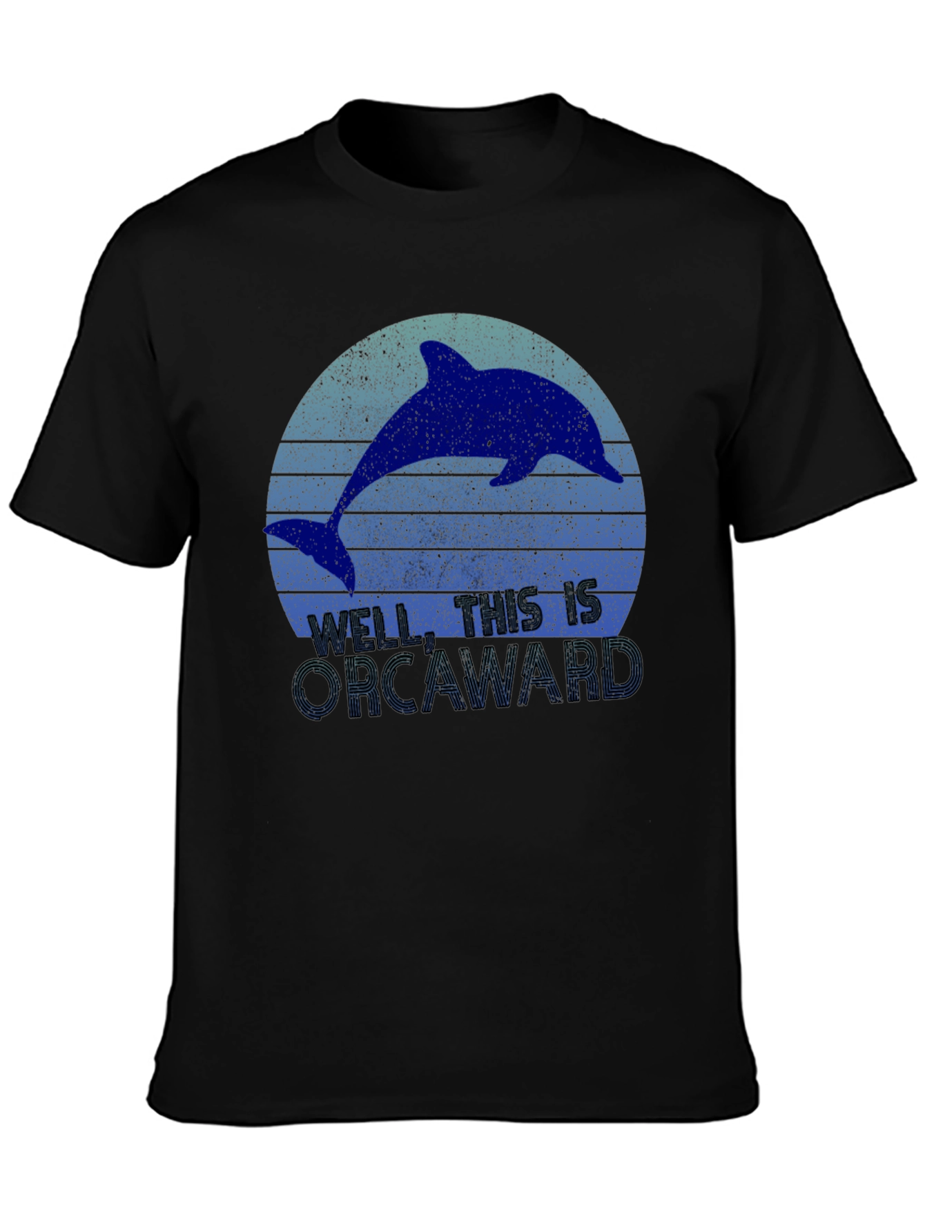 Orcaward Dolphin Graphic Tee - Black