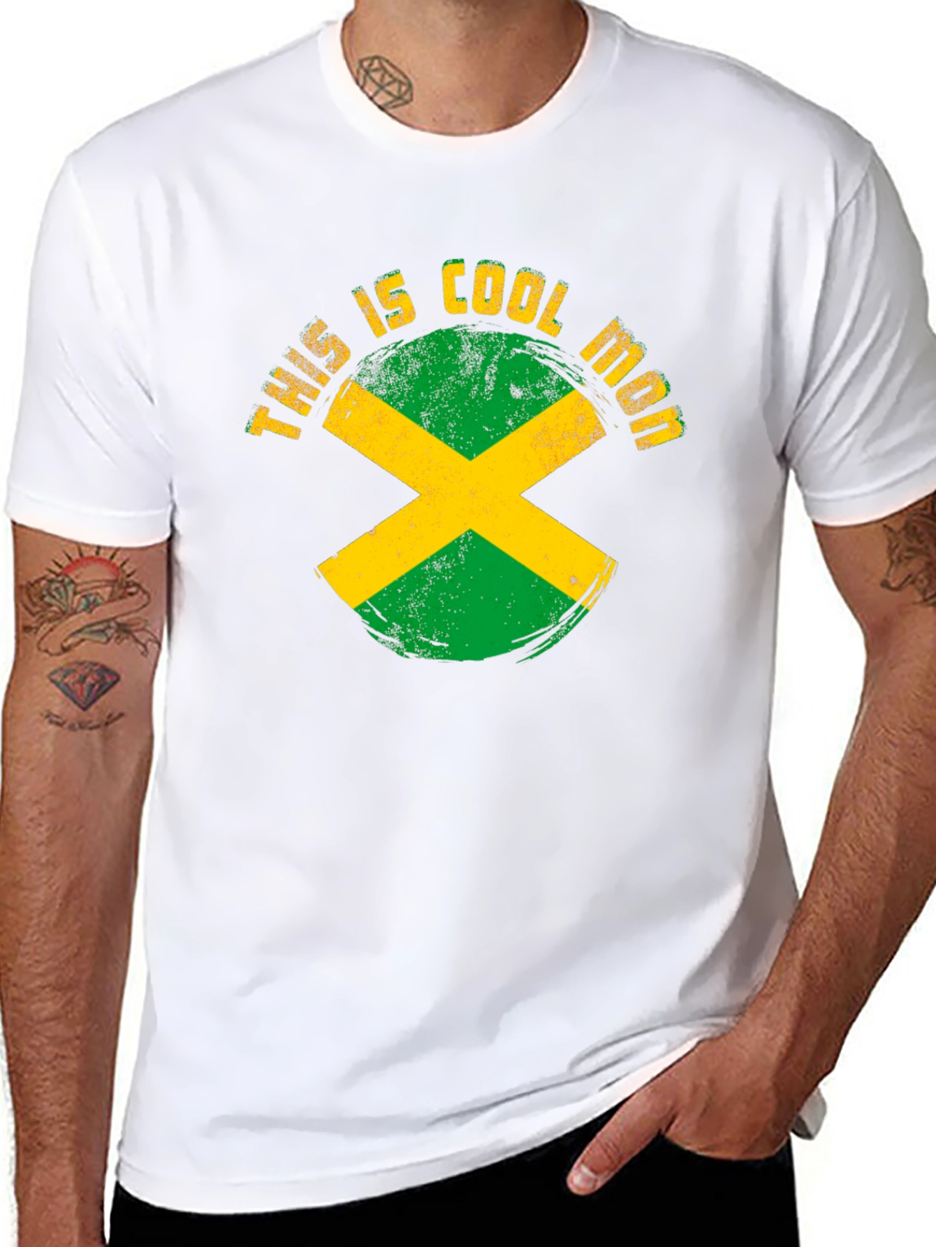 Jamaica Flag T-Shirt - This is Cool Man