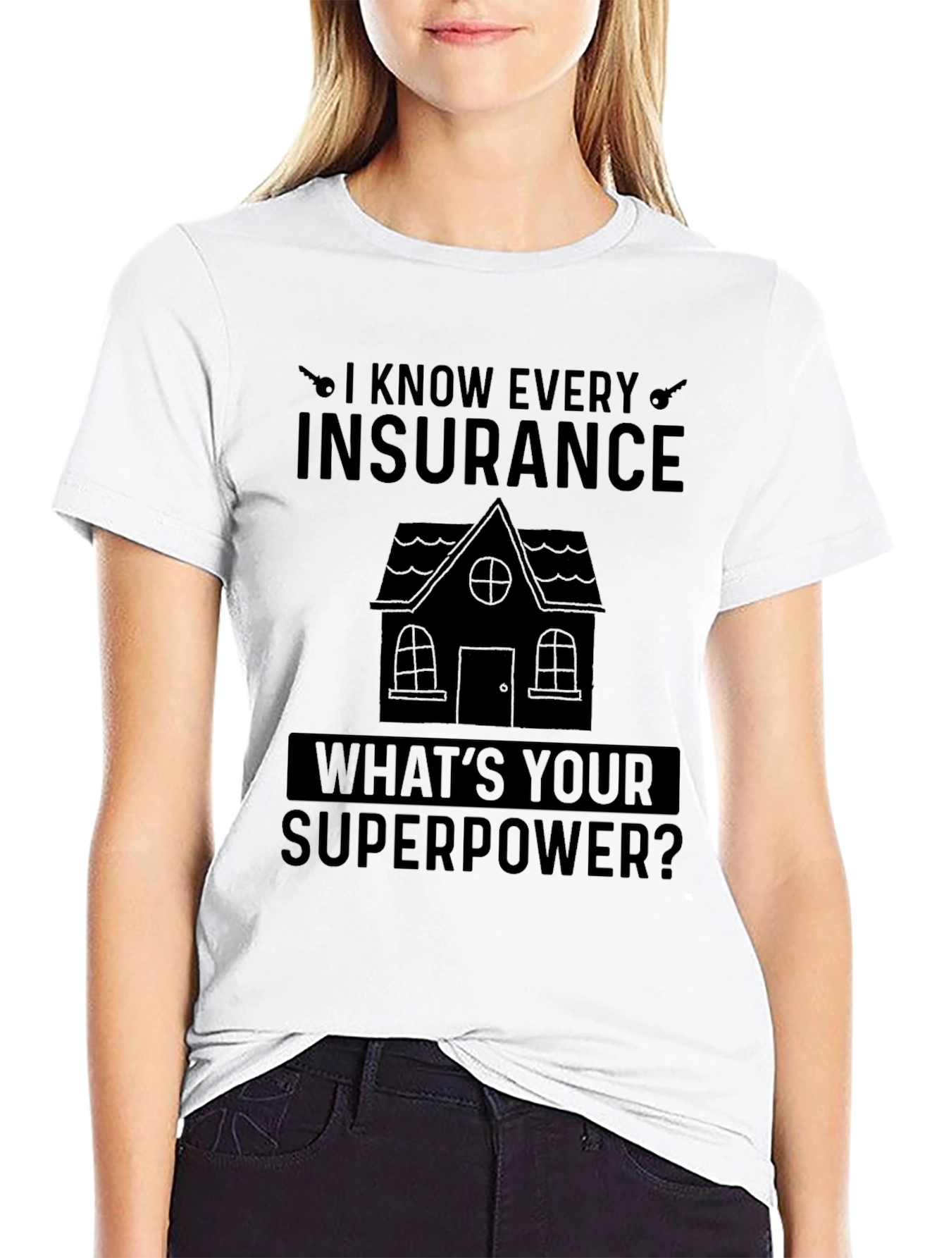 Insurance Superpower Graphic Tee