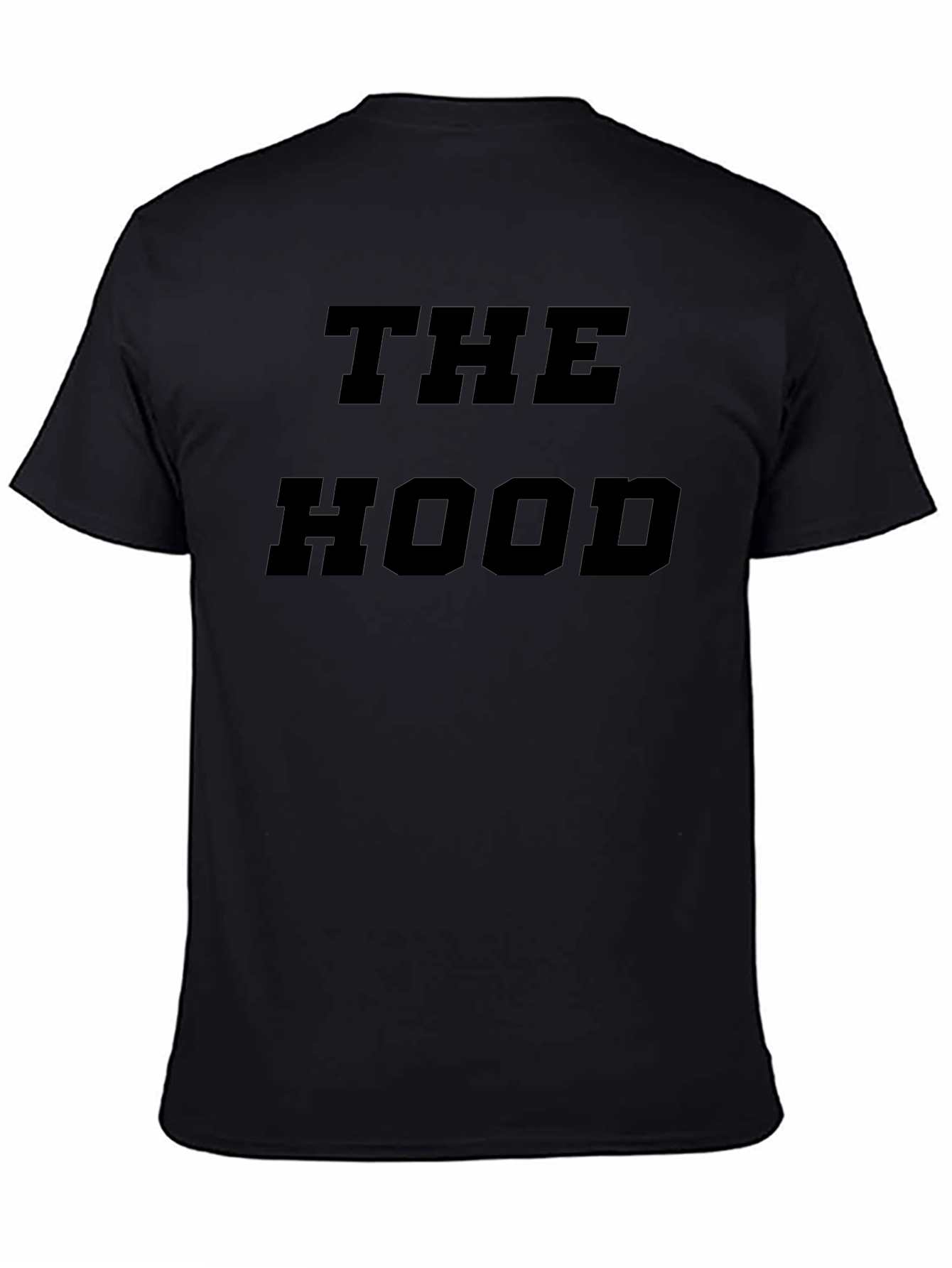The Hood Black Graphic T-Shirt
