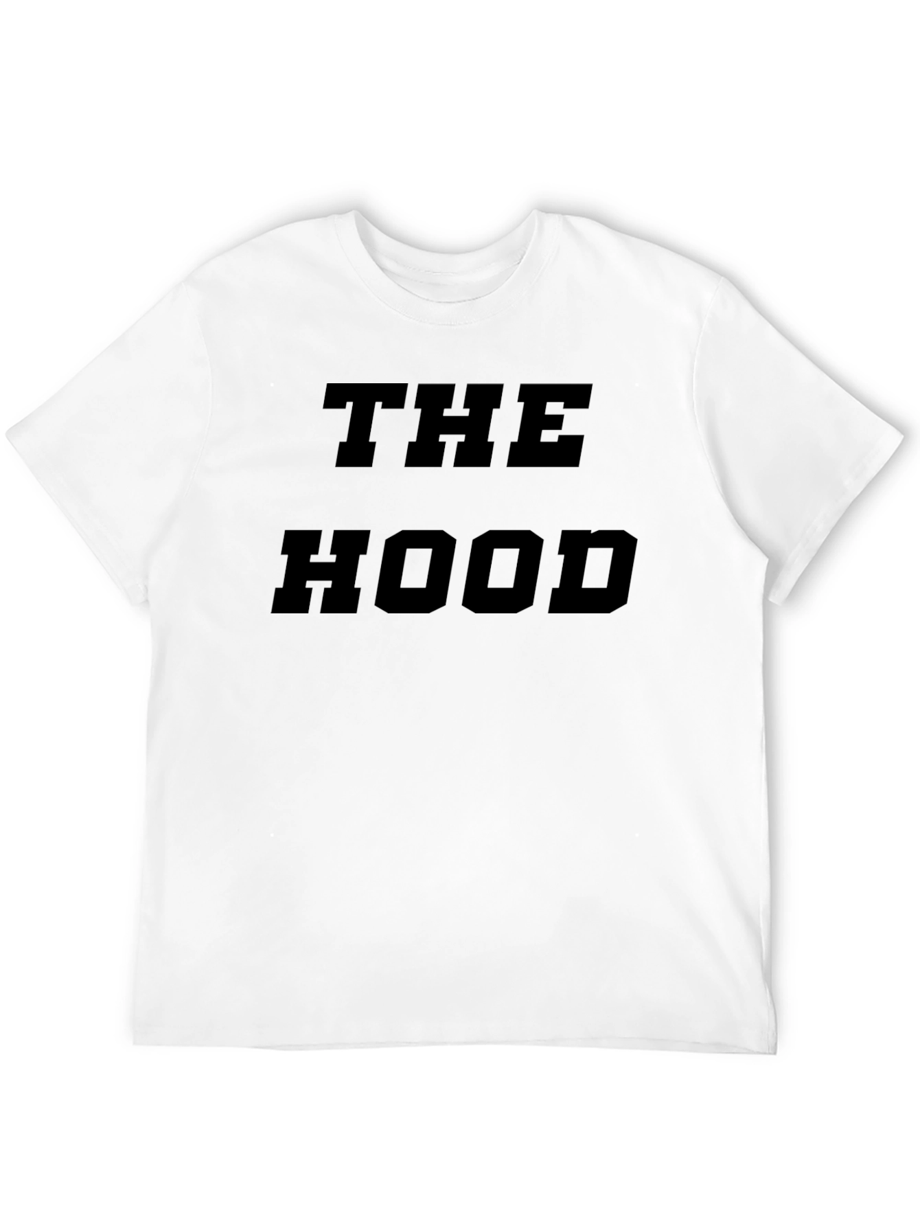 The Hood Black Graphic T-Shirt