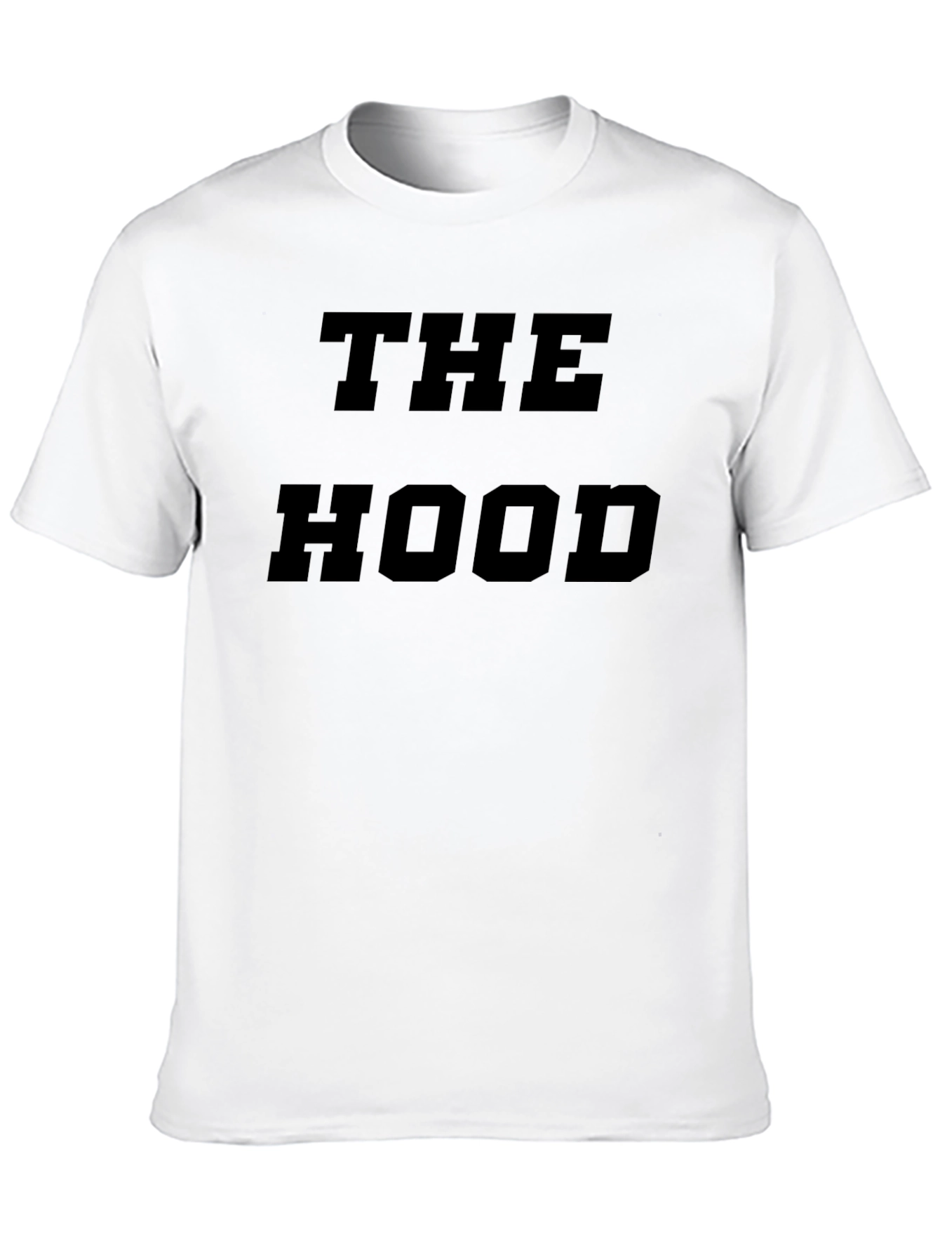 The Hood Black Graphic T-Shirt