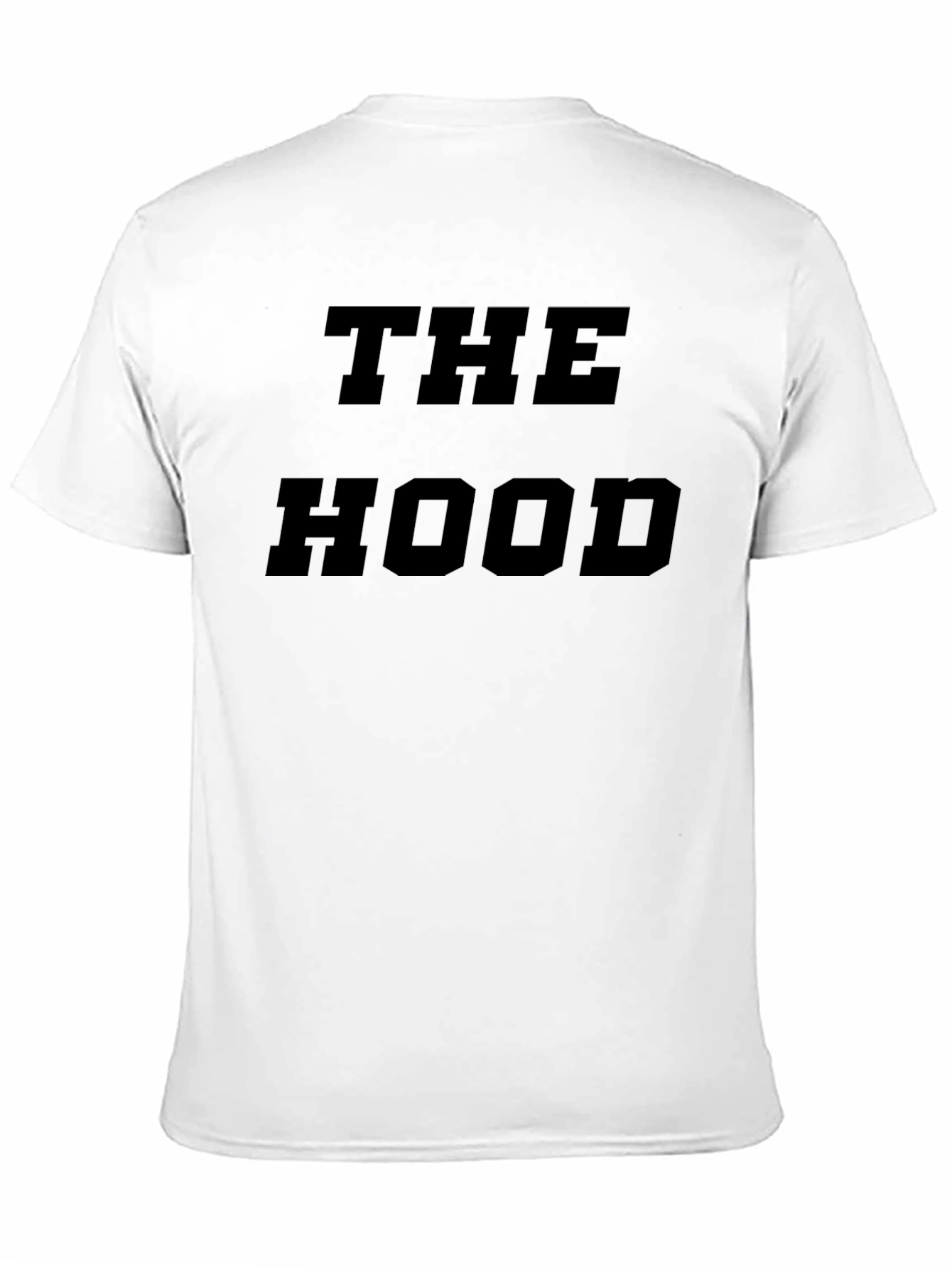 The Hood Black Graphic T-Shirt