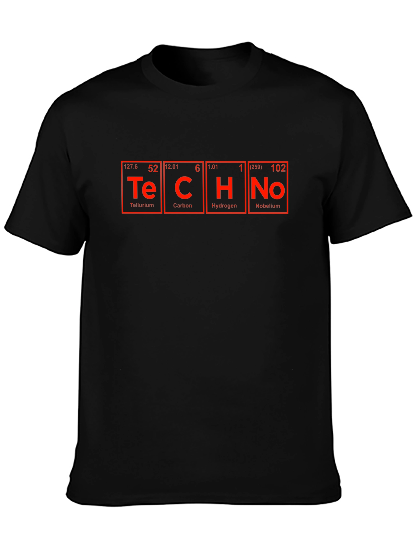 Techno Elements T-Shirt - Periodic Table Style