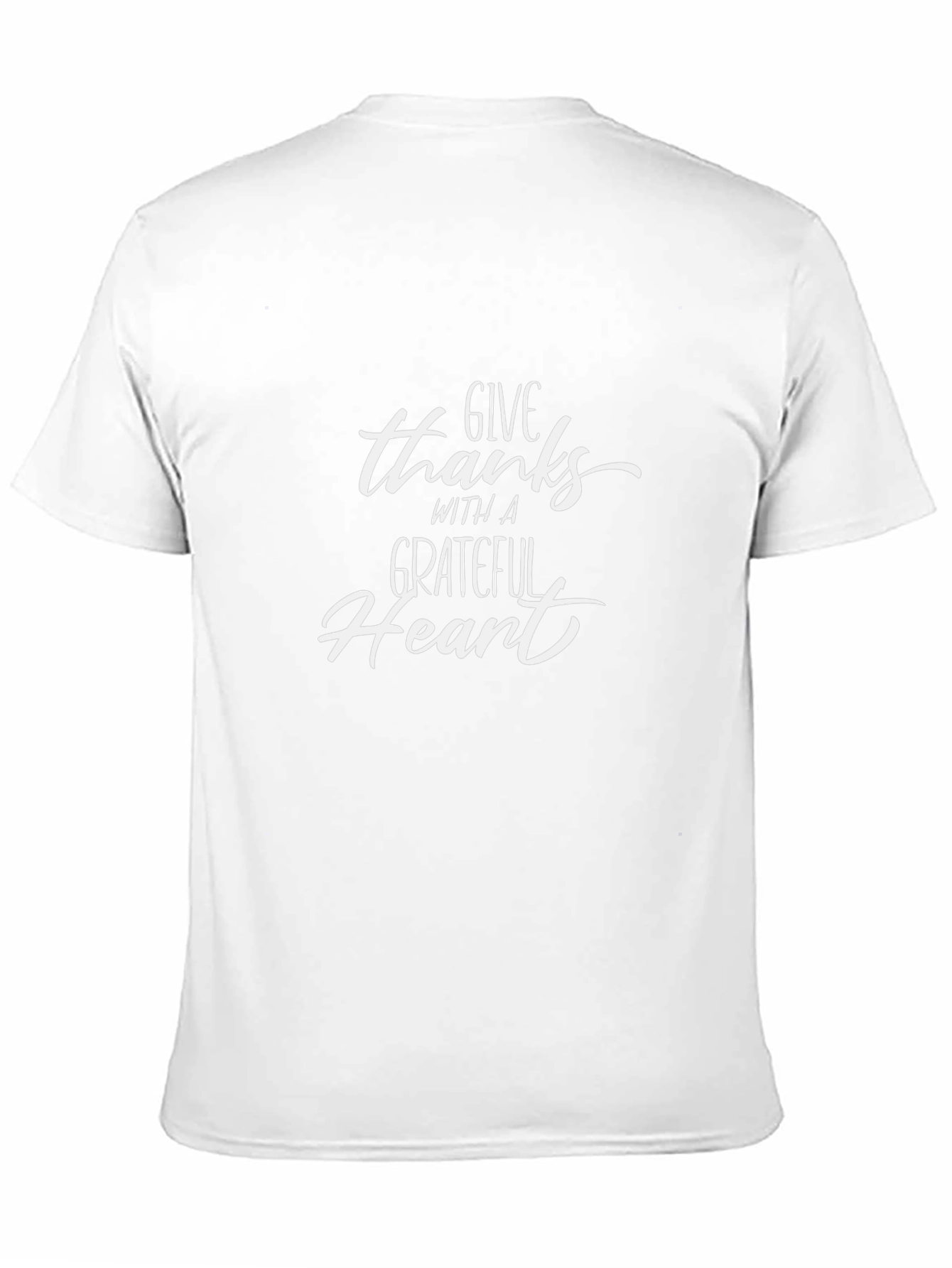 Grateful Heart Graphic Tee - Black Cotton T-Shirt