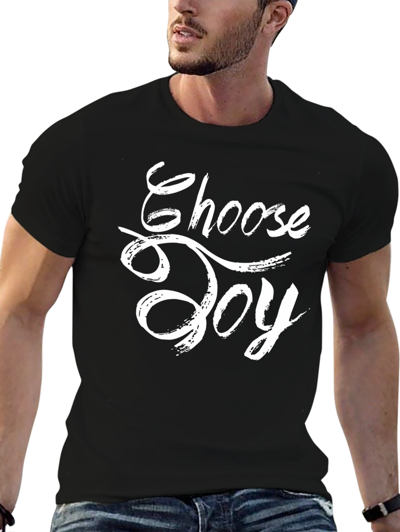 Choose Joy Graphic Tee - Black Unisex T-Shirt