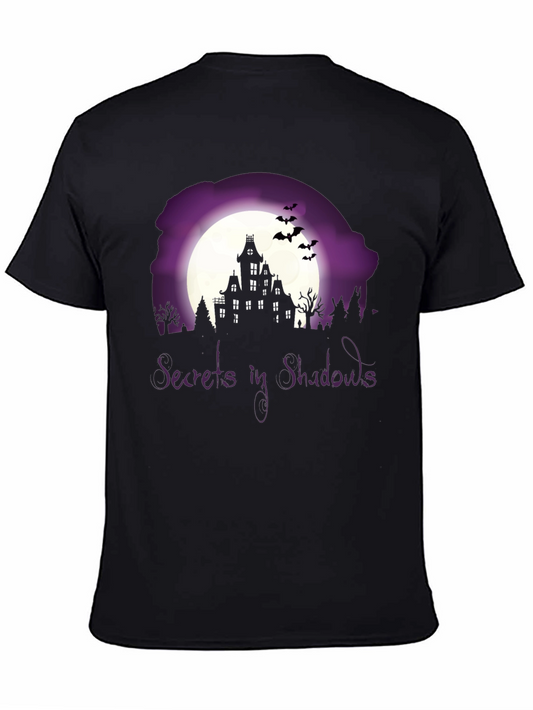 Secrets in Shadows Spooky Graphic Tee